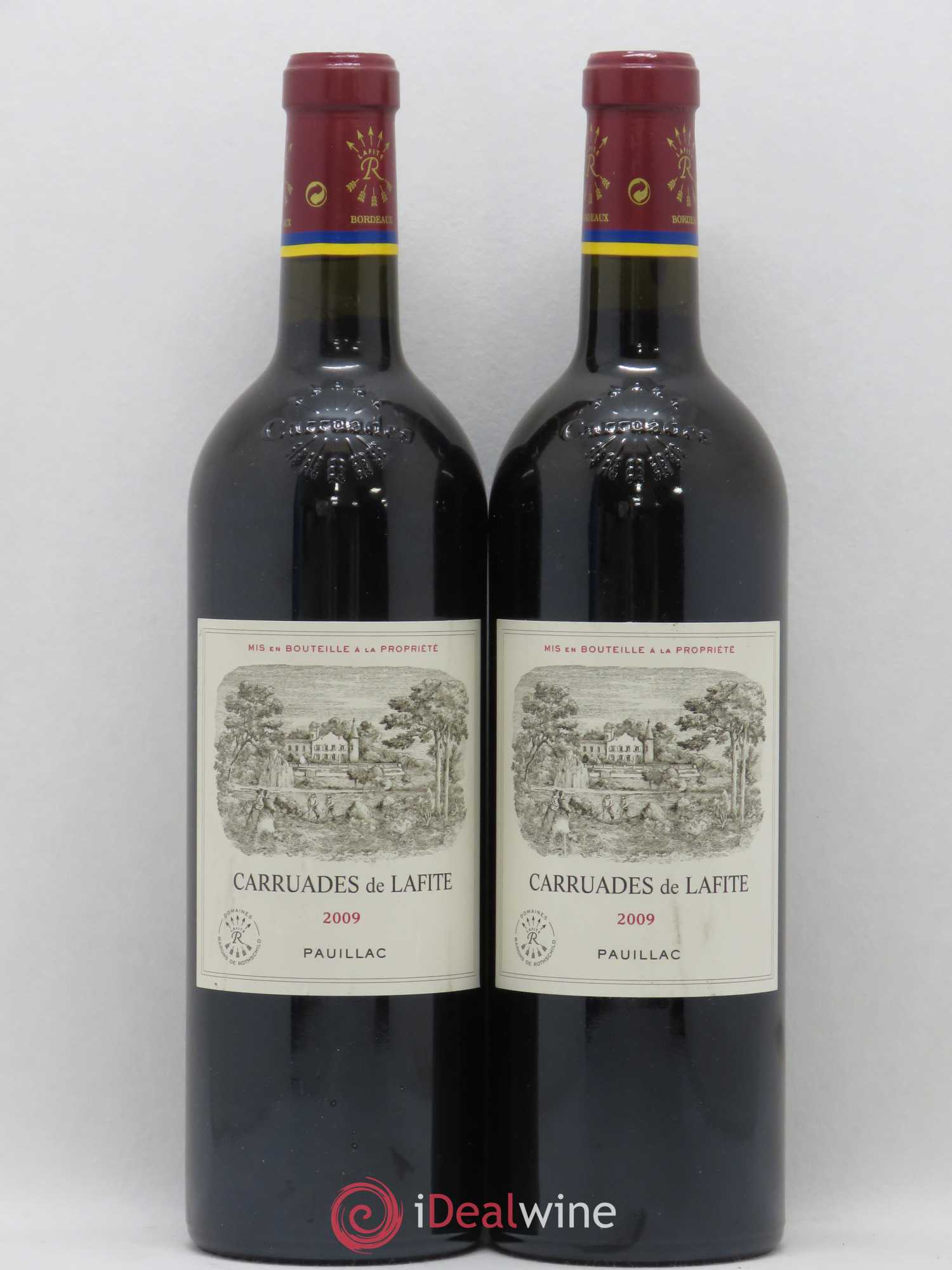 Carruades de Lafite Rothschild Second Vin 2009 - Lot de 2 bouteilles - 0