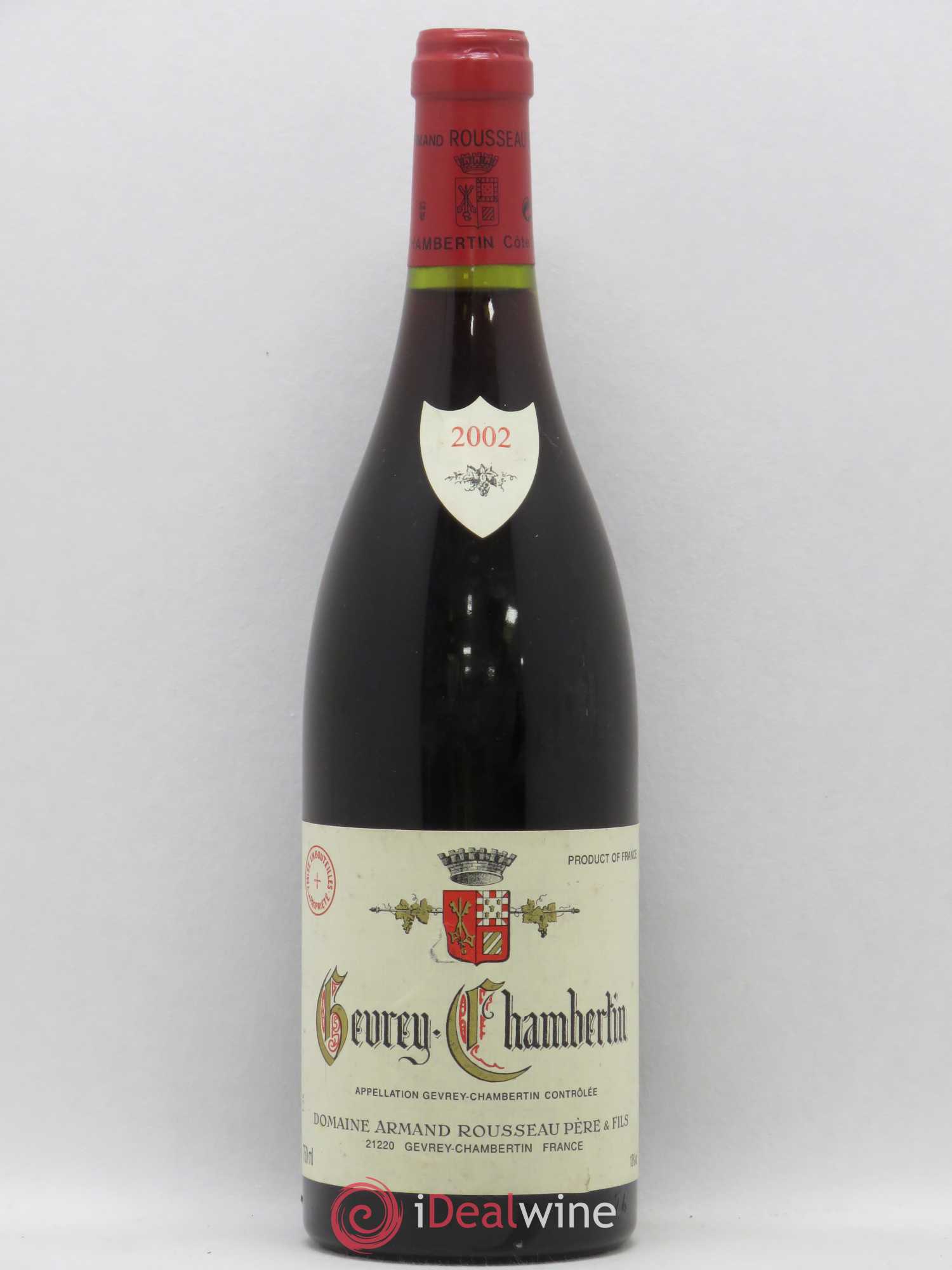 Gevrey-Chambertin Armand Rousseau (Domaine) 2002 - Posten von 1 Flasche - 0