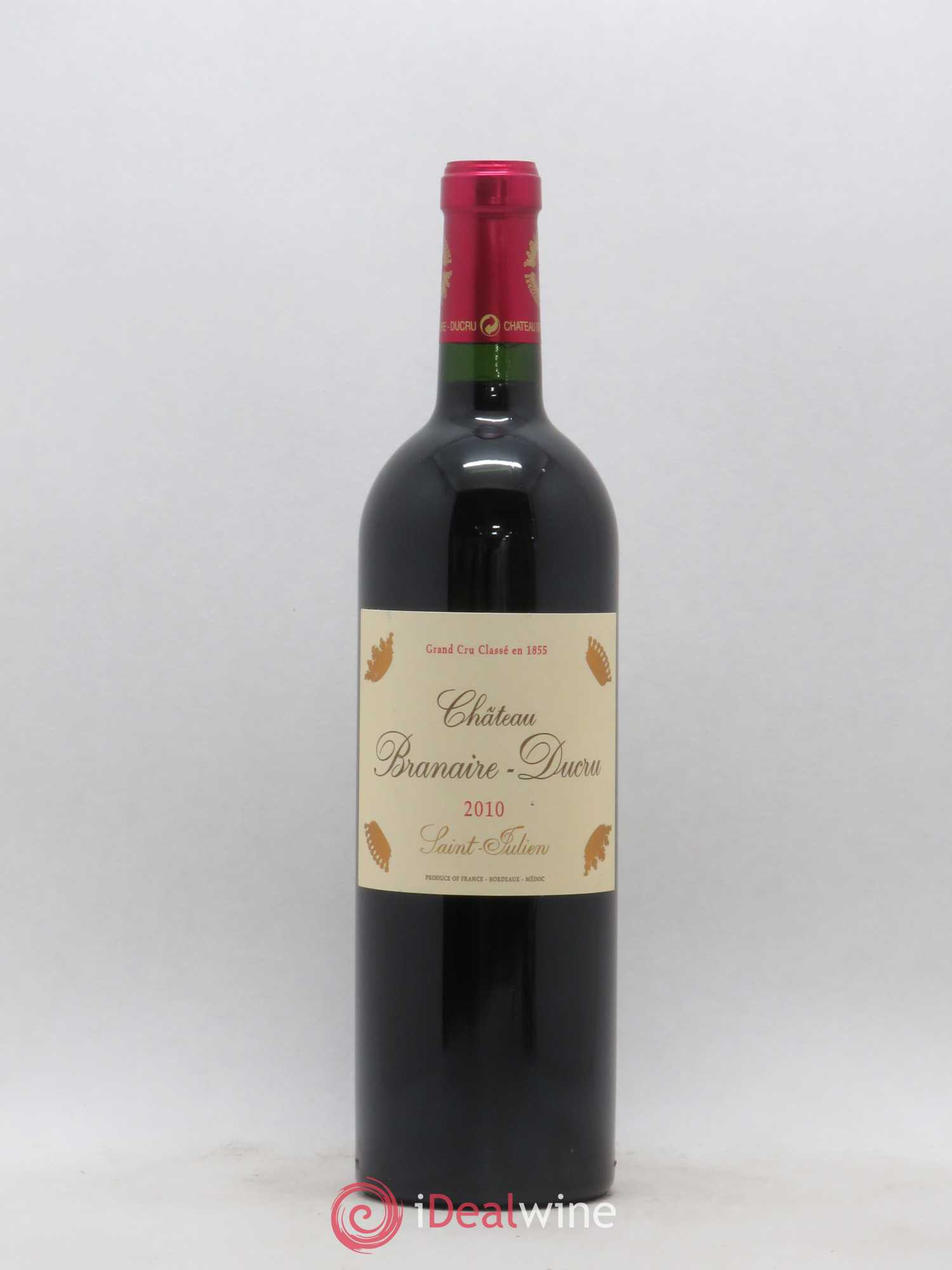 Château Branaire Ducru 4ème Grand Cru Classé 2010 - Lot de 1 bouteille - 0