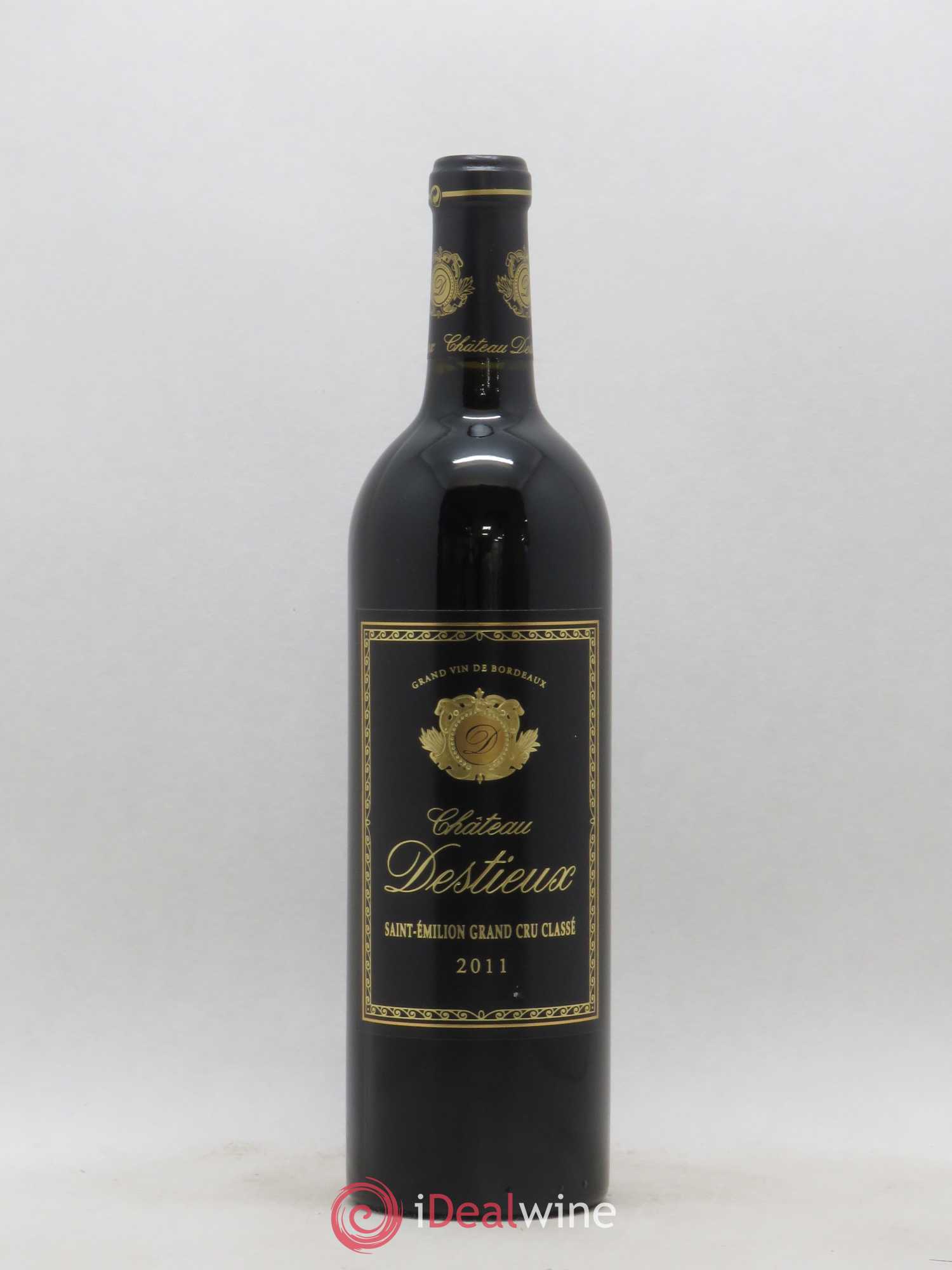Château Destieux Grand Cru Classé 2011 - Lot de 1 bouteille - 0
