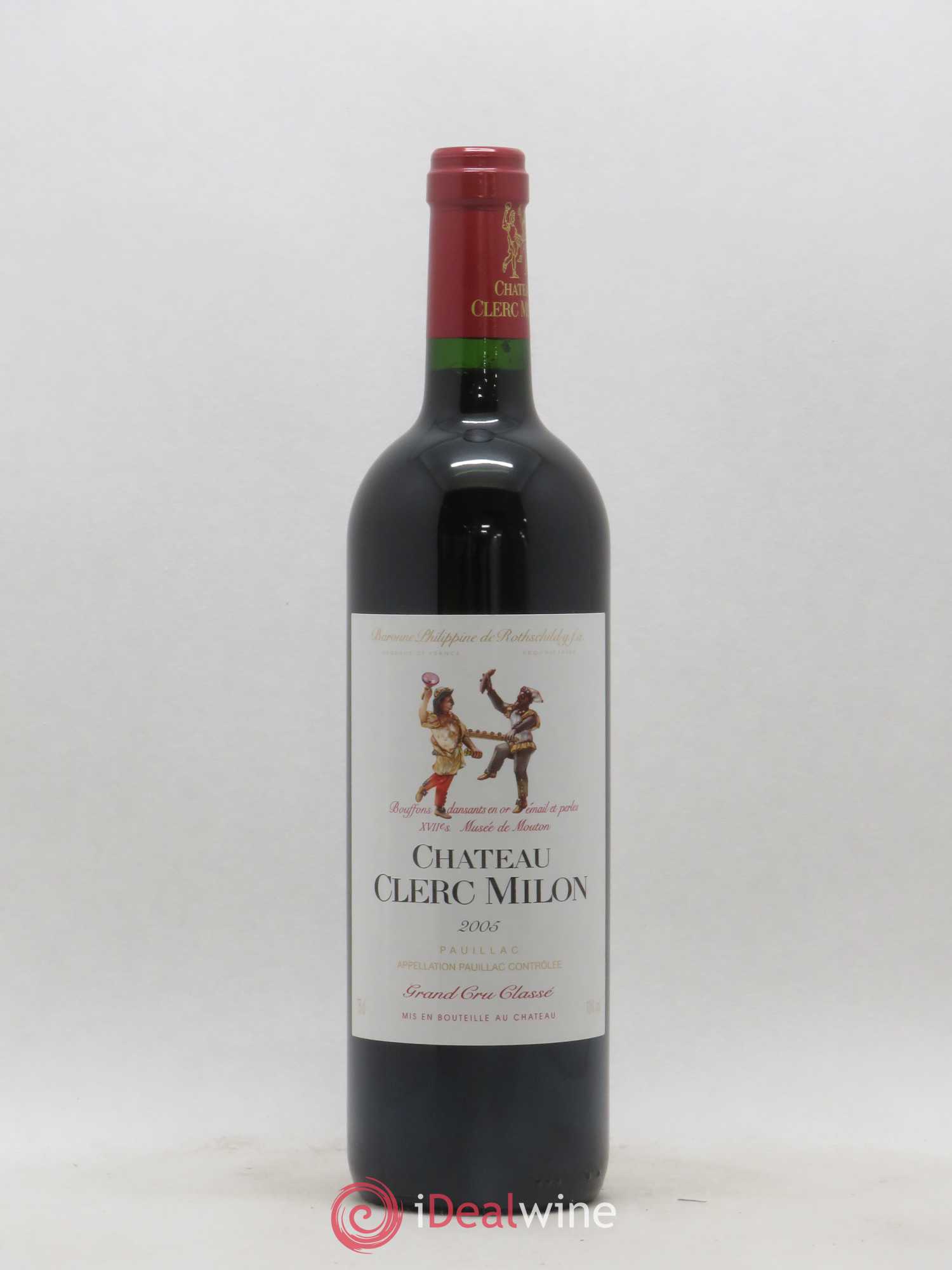 Château Clerc Milon 5ème Grand Cru Classé 2005 - Lot de 1 bouteille - 0