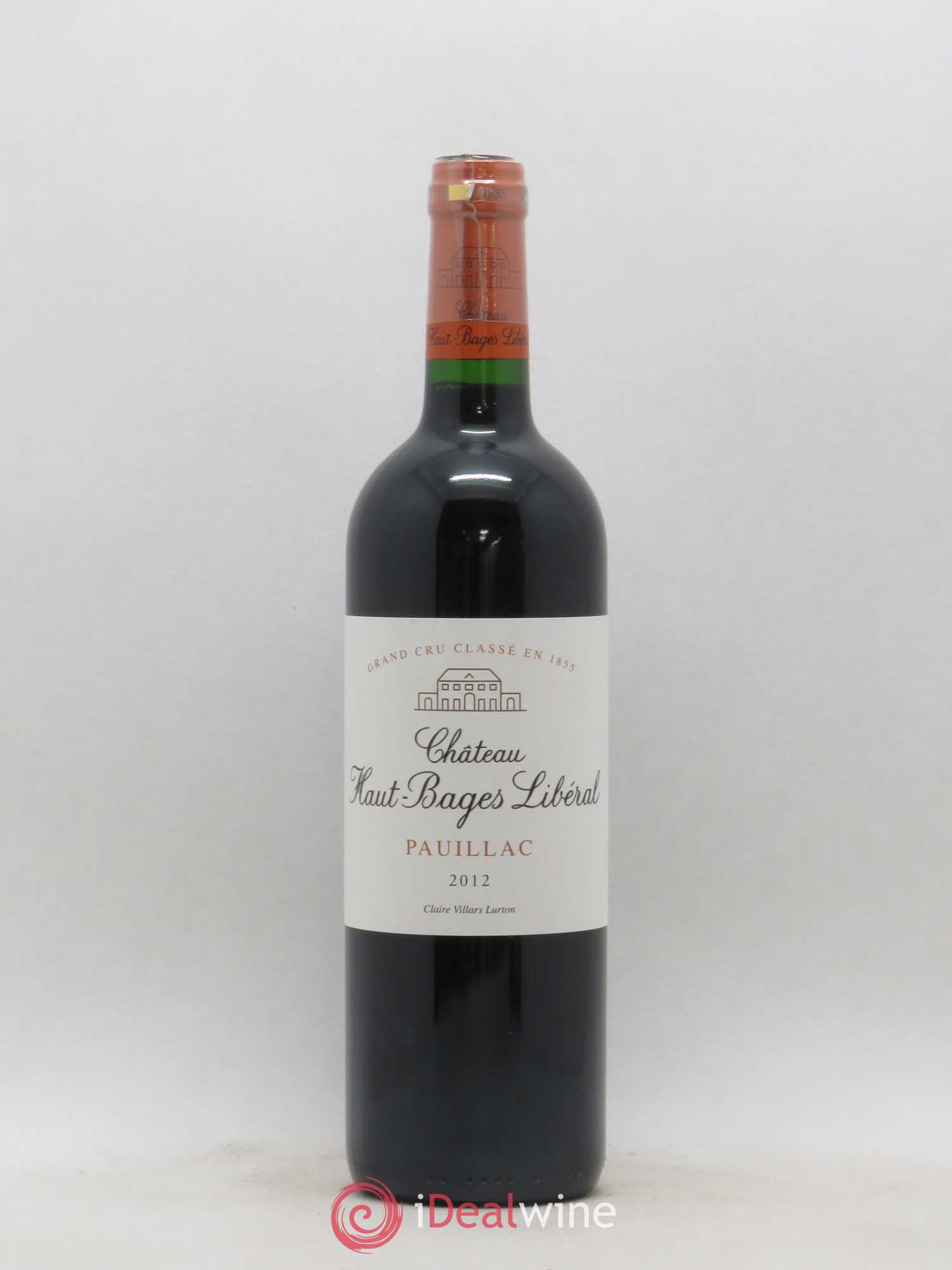 Château Haut Bages Libéral 5ème Grand Cru Classé 2012 - Lot de 1 bouteille - 0