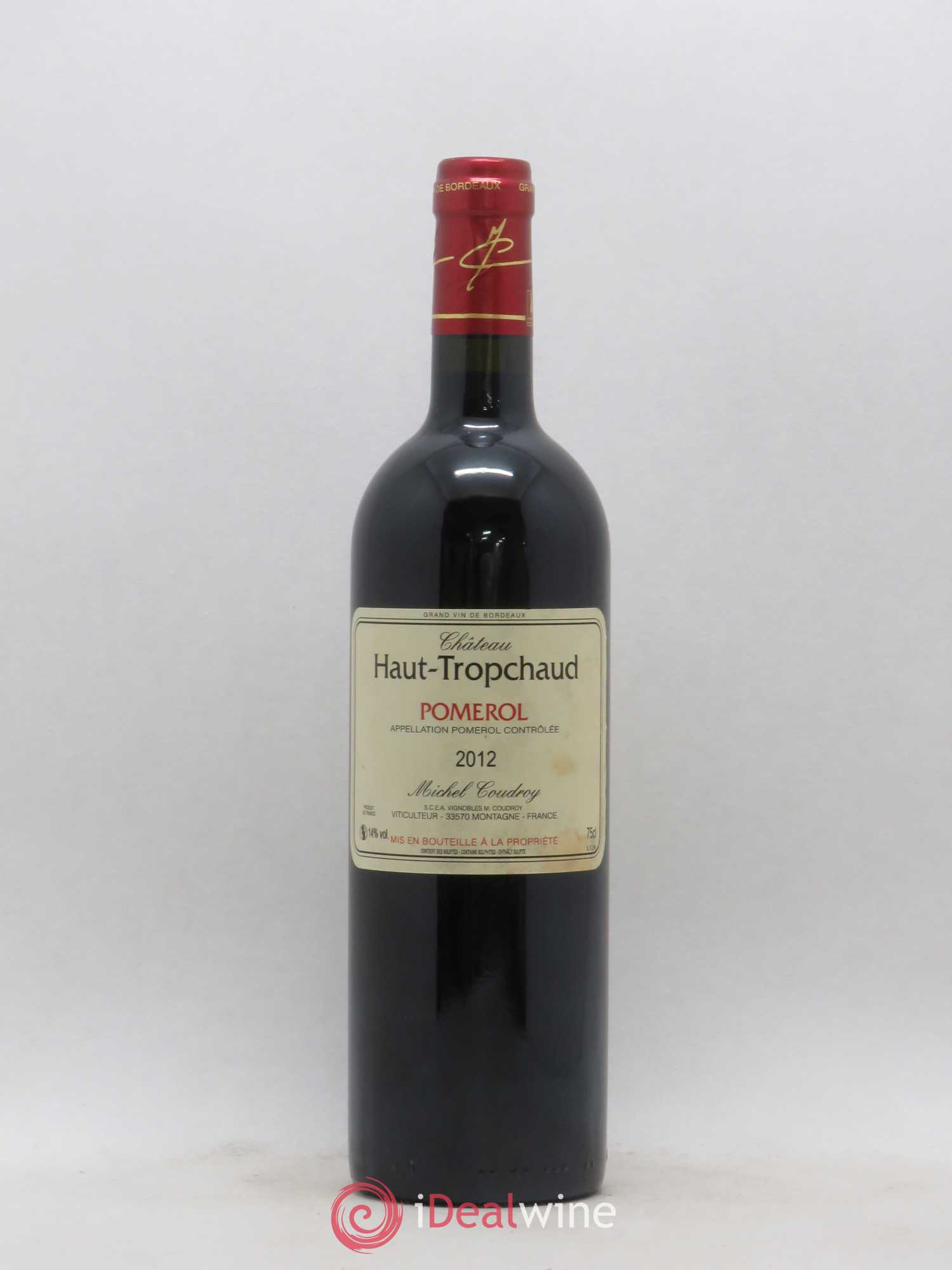 Château Haut Tropchaud 2012 - Lot de 1 bouteille - 0