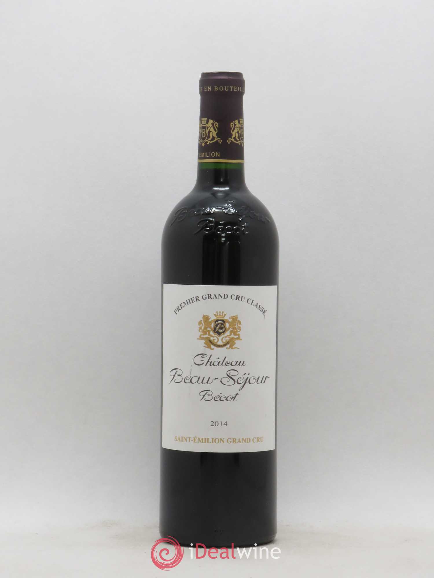 Château Beau-Séjour Bécot 1er Grand Cru Classé B 2014 - Lot de 1 bouteille - 0