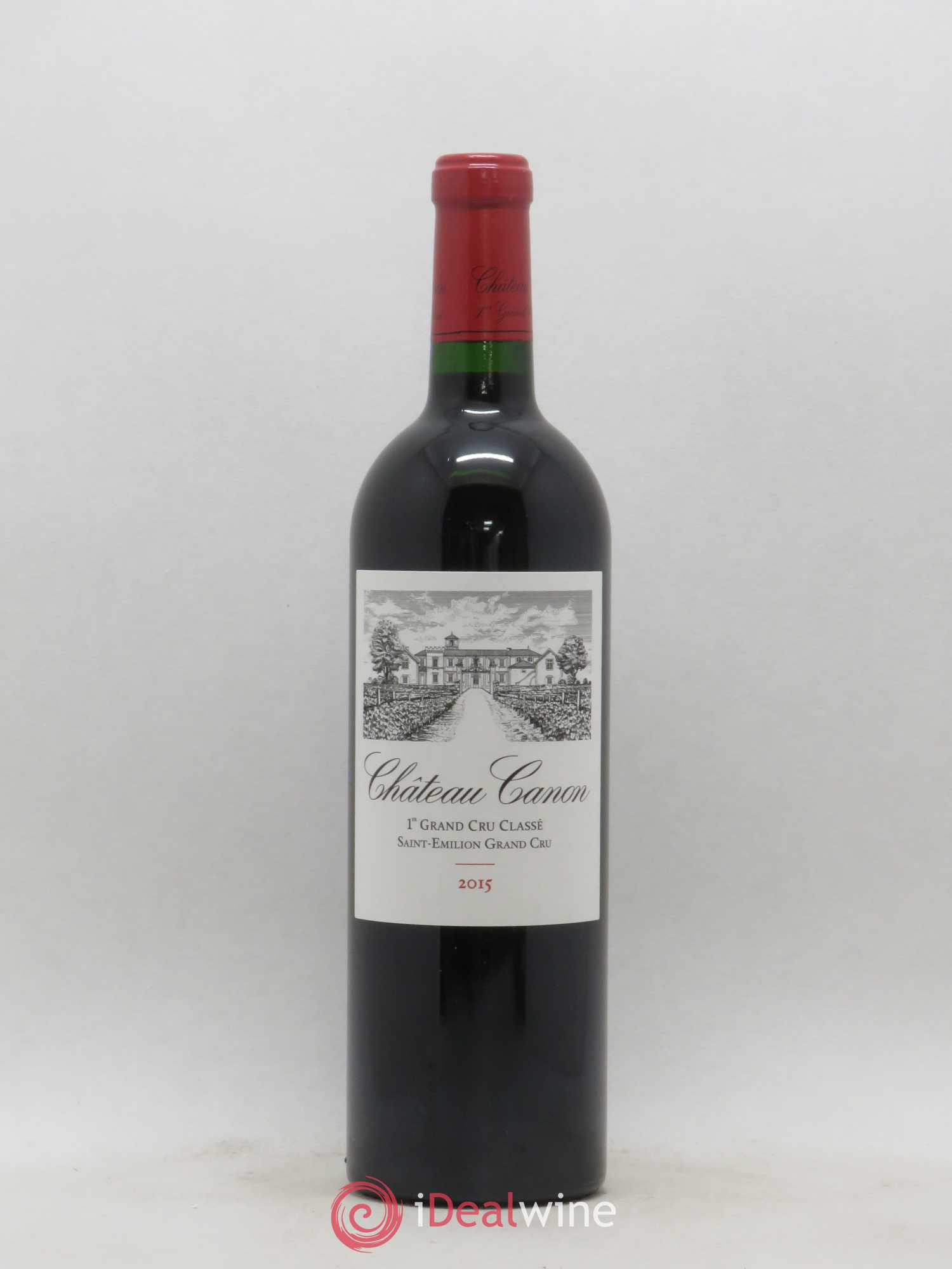 Château Canon 1er Grand Cru Classé B 2015 - Lot de 1 bouteille - 0