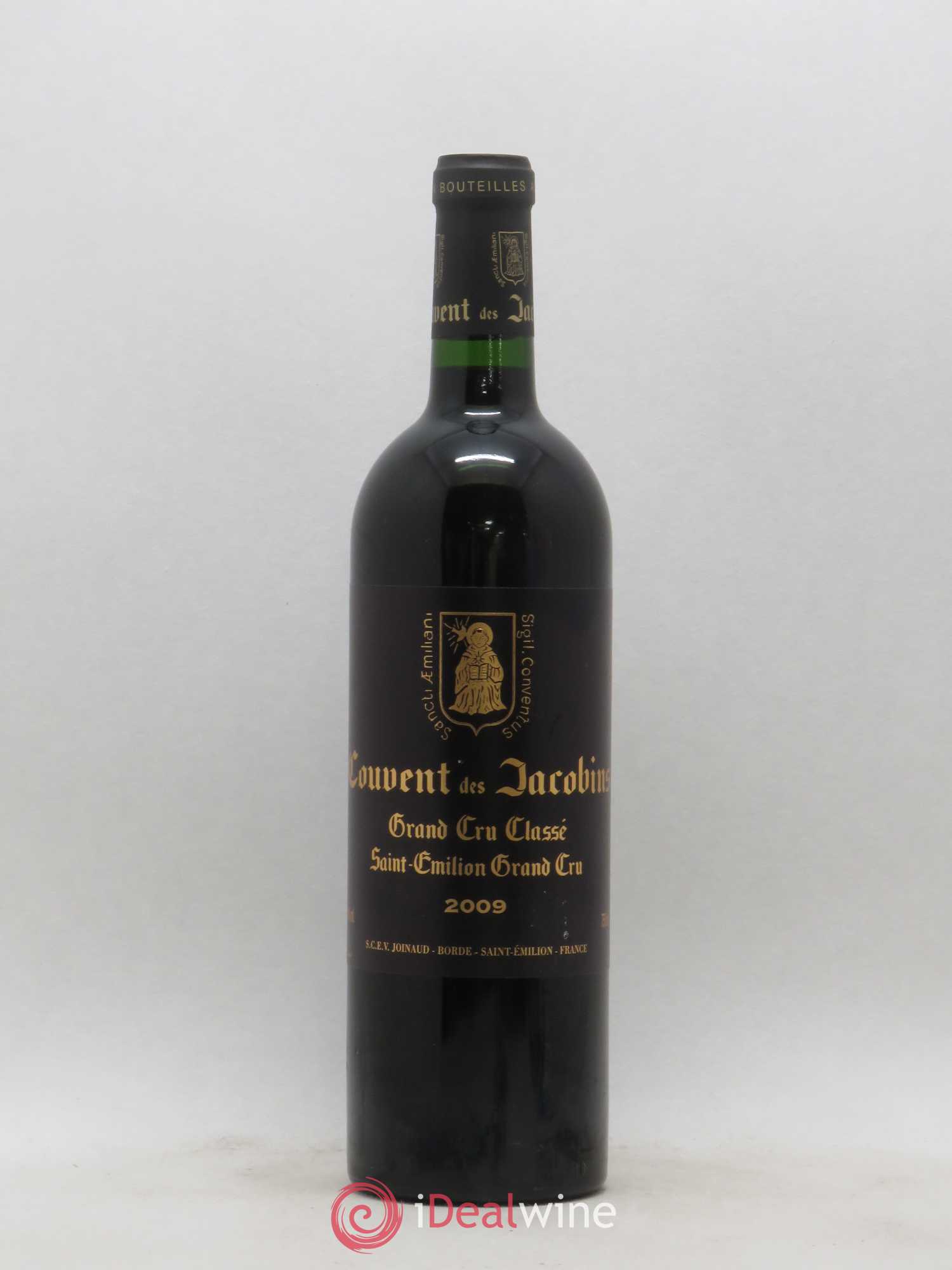 Château Couvent des Jacobins Grand Cru Classé 2009 - Lot de 1 bouteille - 0
