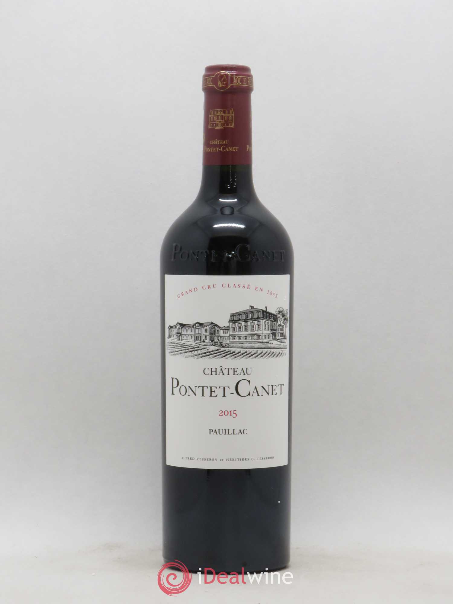 Château Pontet Canet 5ème Grand Cru Classé 2015 - Lot de 1 bouteille - 0