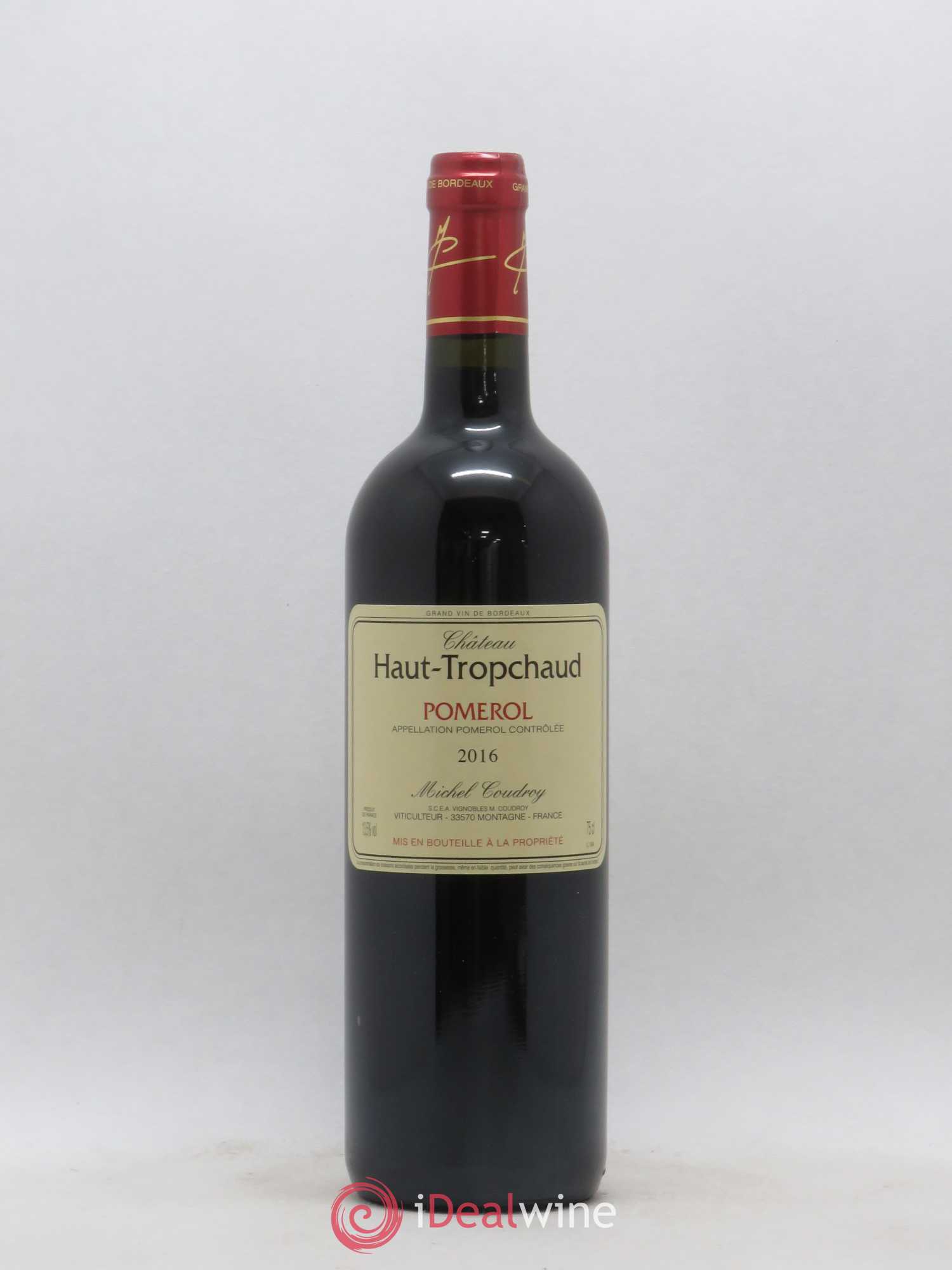 Château Haut Tropchaud 2016 - Lot de 1 bouteille - 0