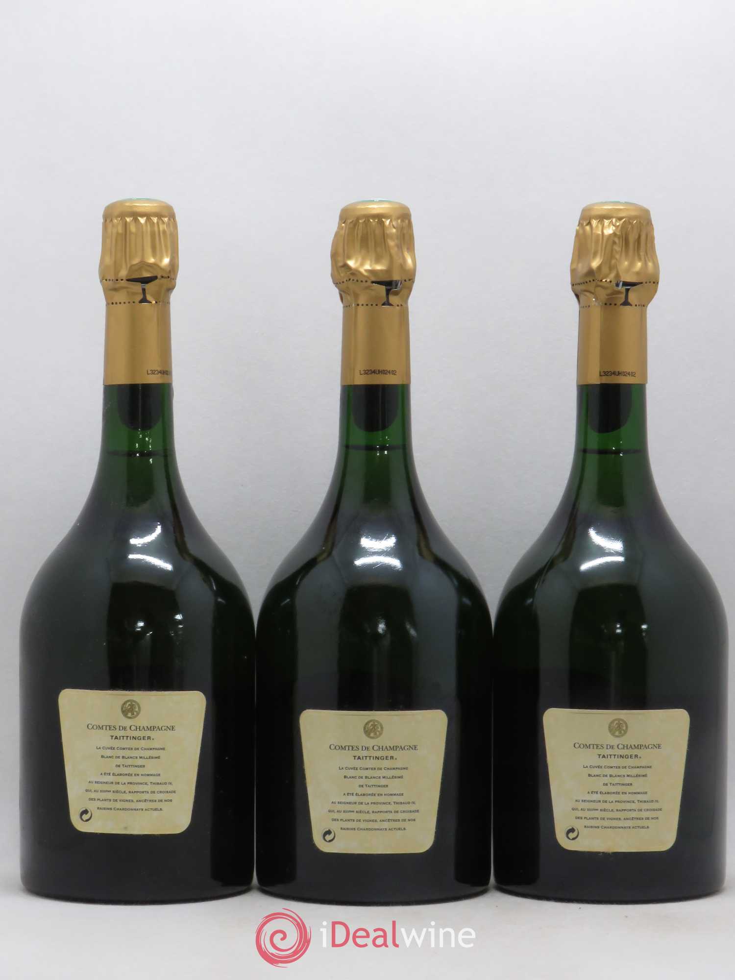 Comtes de Champagne Taittinger 1995 - Lot de 6 bouteilles - 4