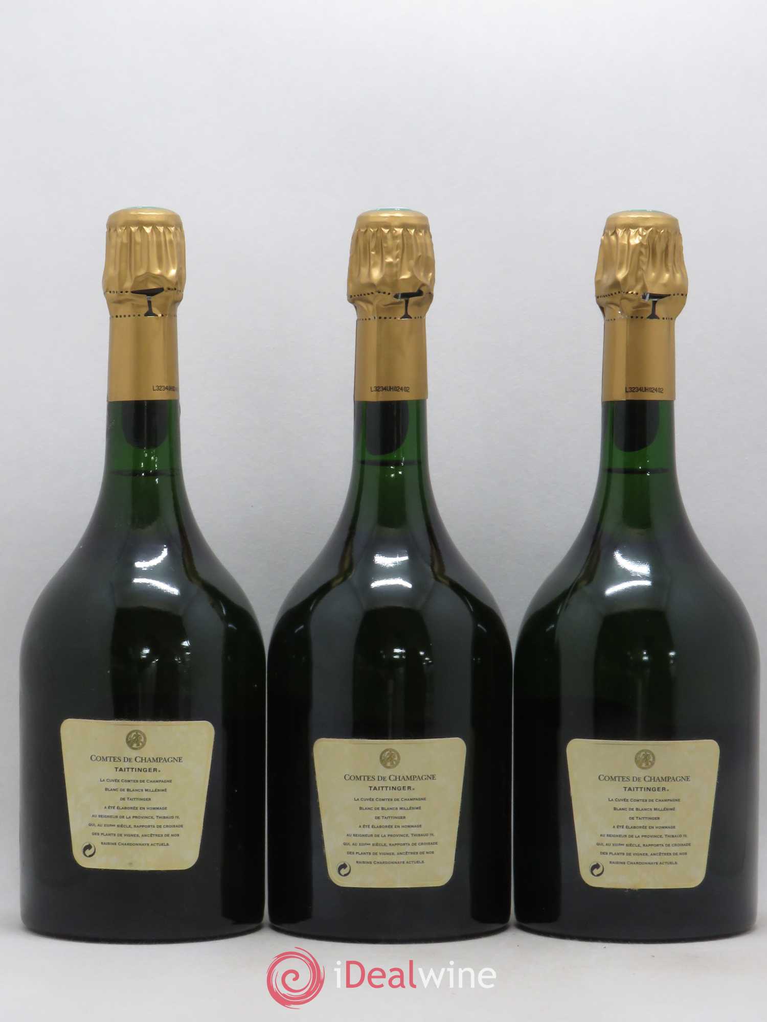 Comtes de Champagne Taittinger 1995 - Lot de 6 bouteilles - 4