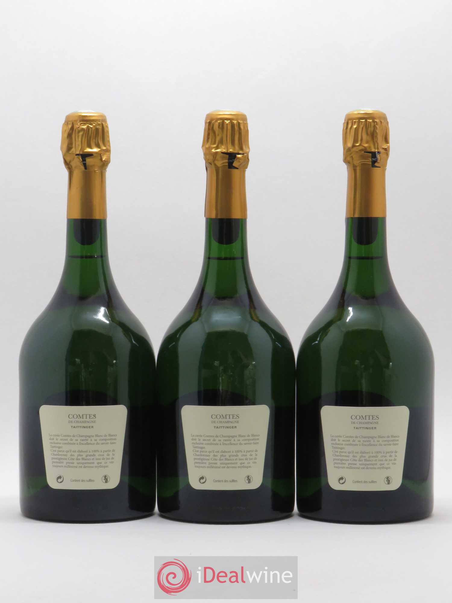 Comtes de Champagne Taittinger 1999 - Lot de 3 bouteilles - 1