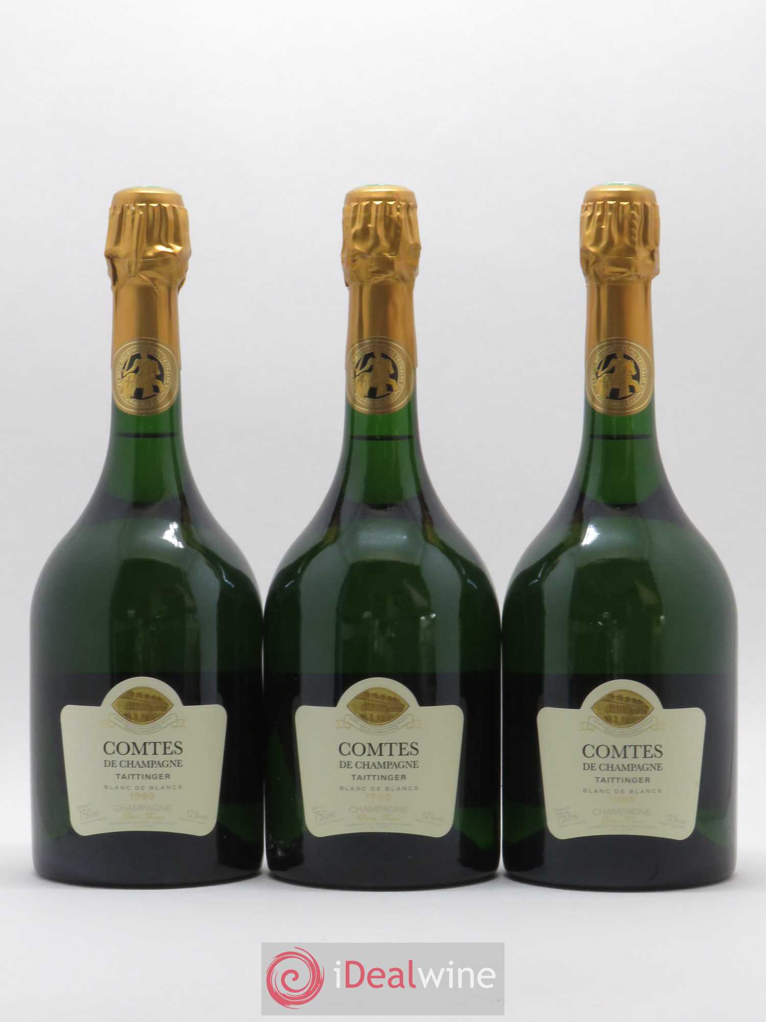 Comtes de Champagne Taittinger 1999 - Lot de 3 bouteilles - 0