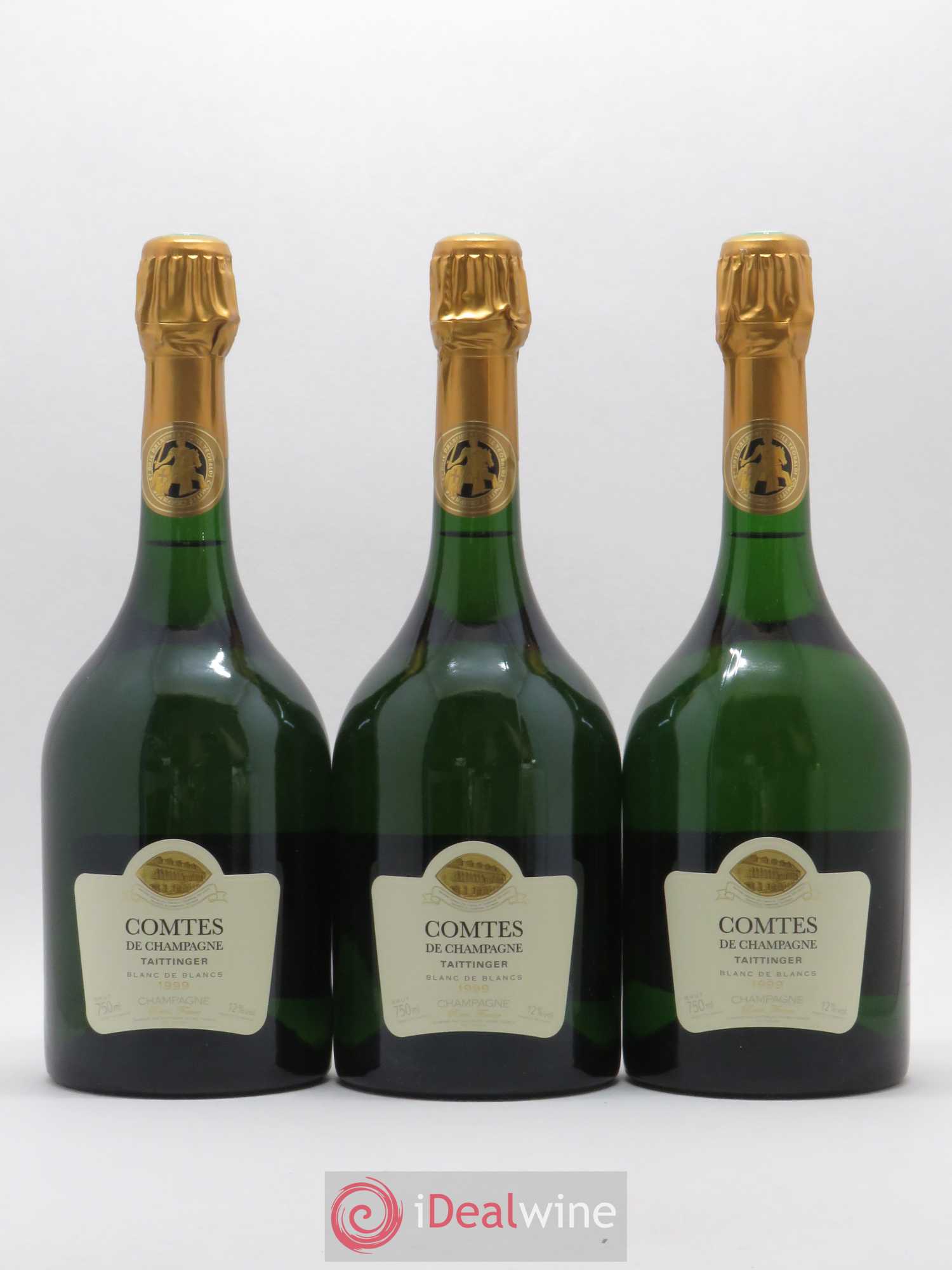 Comtes de Champagne Taittinger 1999 - Lot de 3 bouteilles - 0