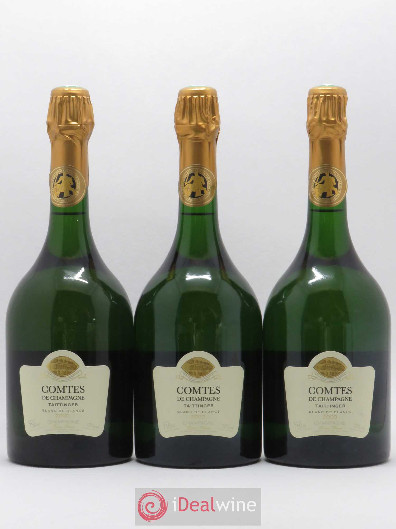 Comtes de Champagne Taittinger 2000 - Lot de 3 bouteilles - 0