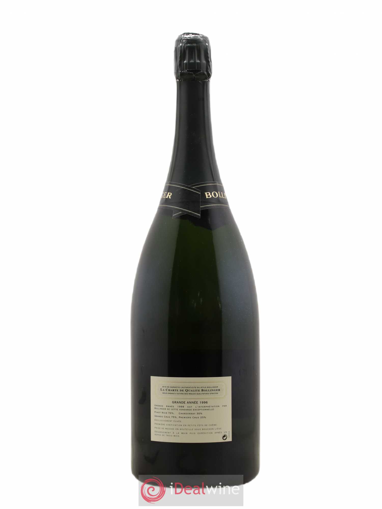 La Grande Année Brut Bollinger 1996 - Lot de 1 magnum - 2
