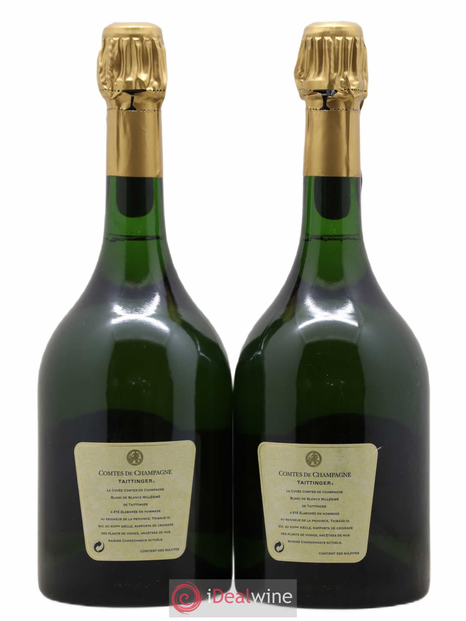 Comtes de Champagne Taittinger 1998 - Lot de 2 bouteilles - 1