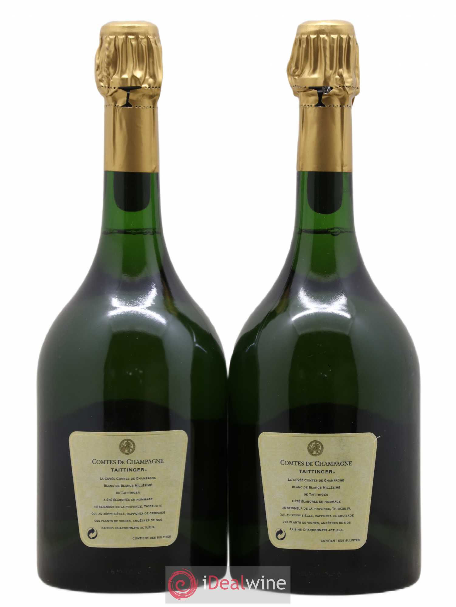 Comtes de Champagne Taittinger 1998 - Lot de 2 bouteilles - 1