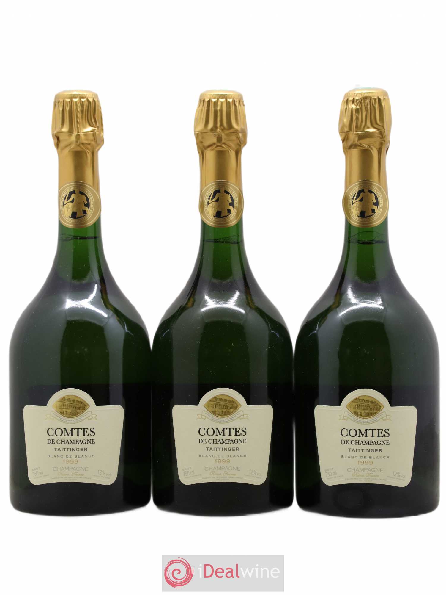Comtes de Champagne Taittinger 1999 - Lot de 3 bouteilles - 0