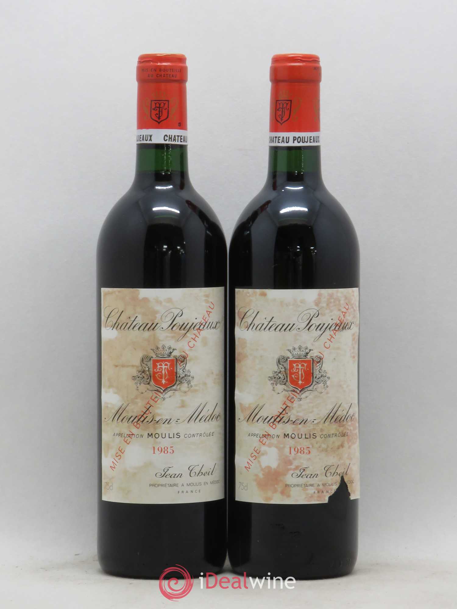 Château Poujeaux 1985 - Lot de 2 bouteilles - 0