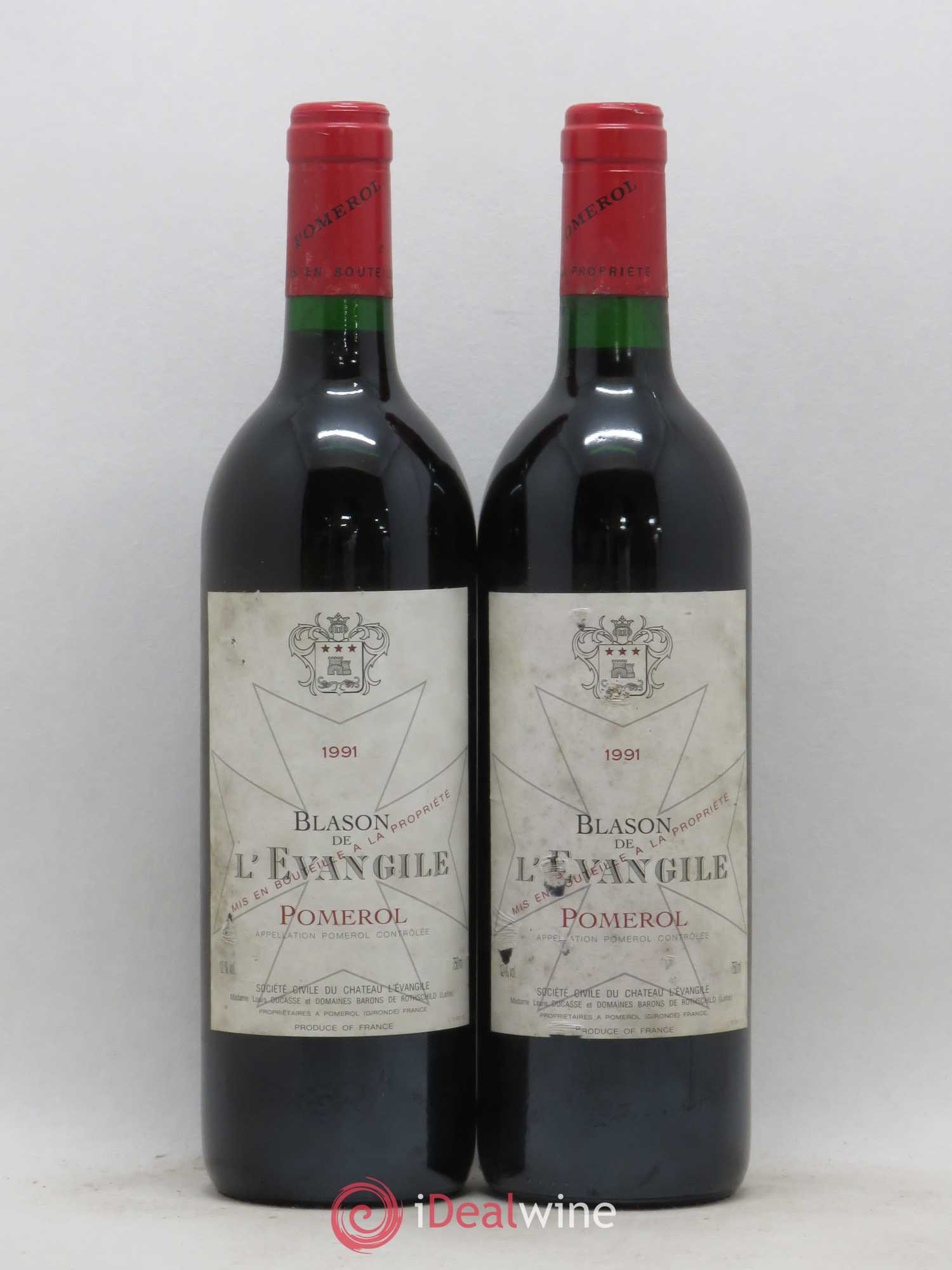 Blason de l'Evangile 1991 - Lot de 2 bouteilles - 0