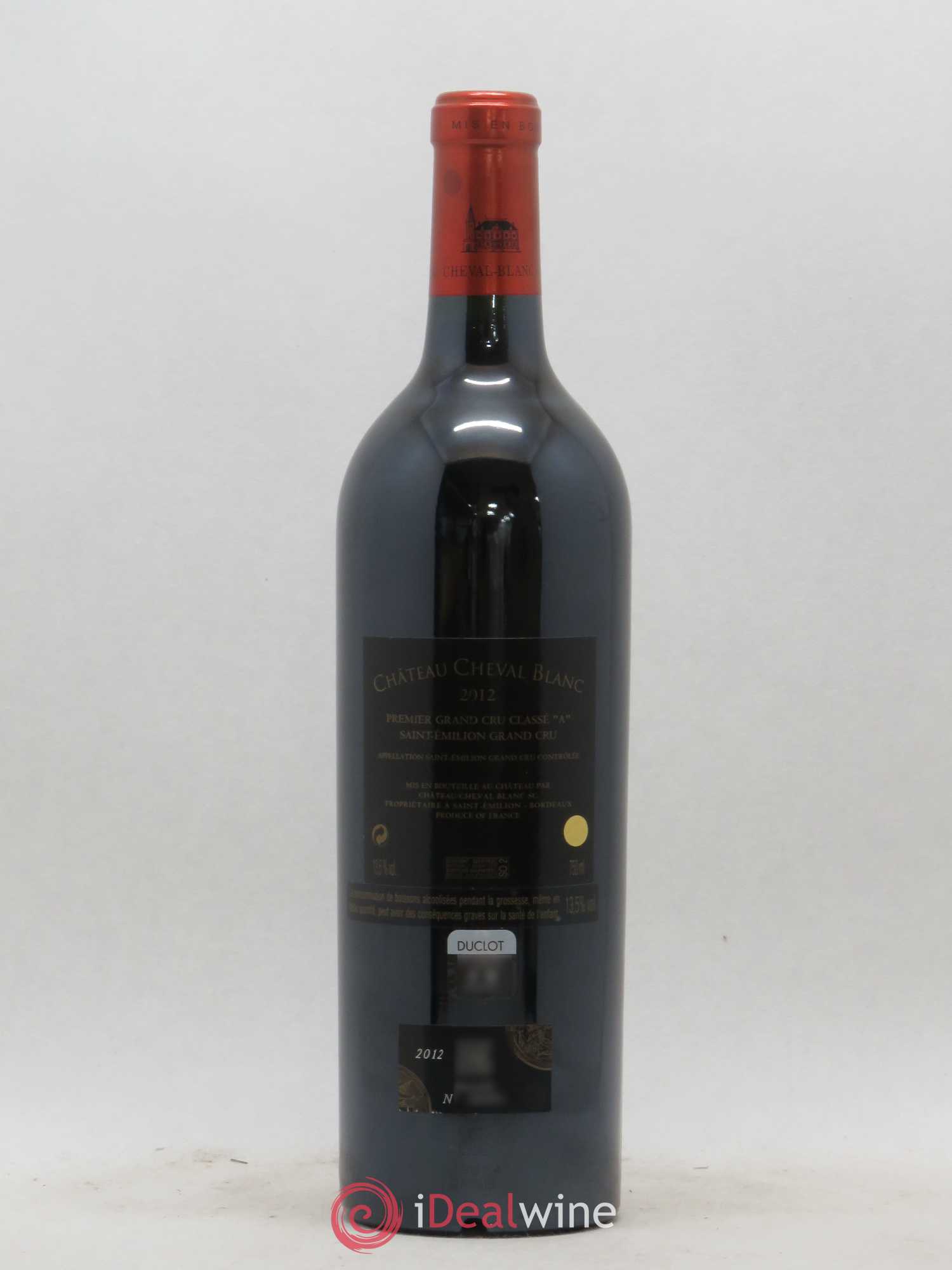 Château Cheval Blanc 1er Grand Cru Classé A 2012 - Lot de 1 bouteille - 1