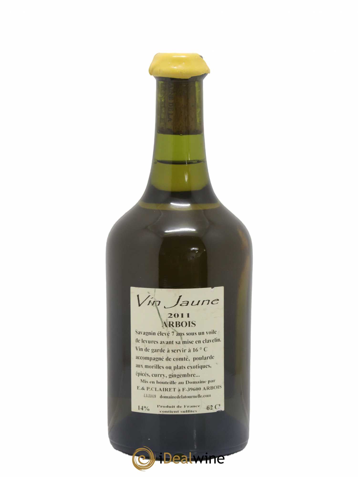 Arbois Vin Jaune Domaine de La Tournelle 2011 - Posten von 1 Flasche - 1