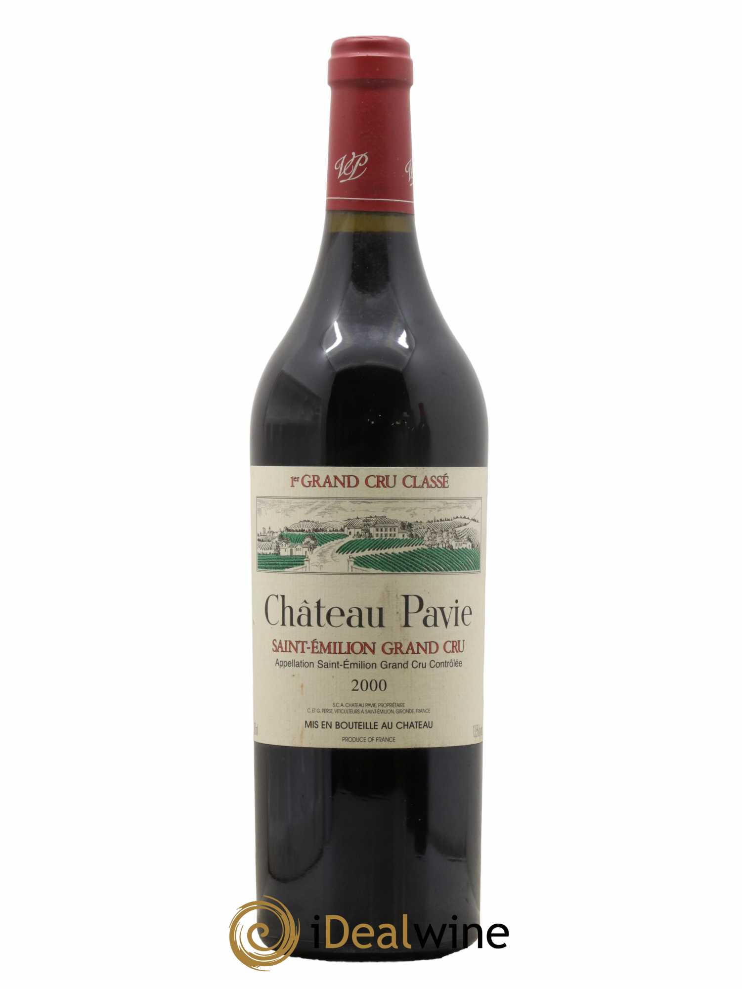 Château Pavie 1er Grand Cru Classé A 2000 - Lot de 1 bouteille - 0