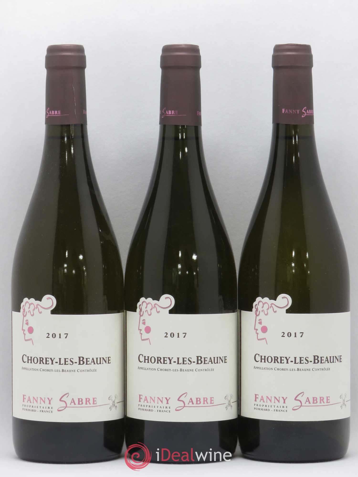 Chorey-lès-Beaune Fanny Sabre 2017 - Lot de 3 bouteilles - 0