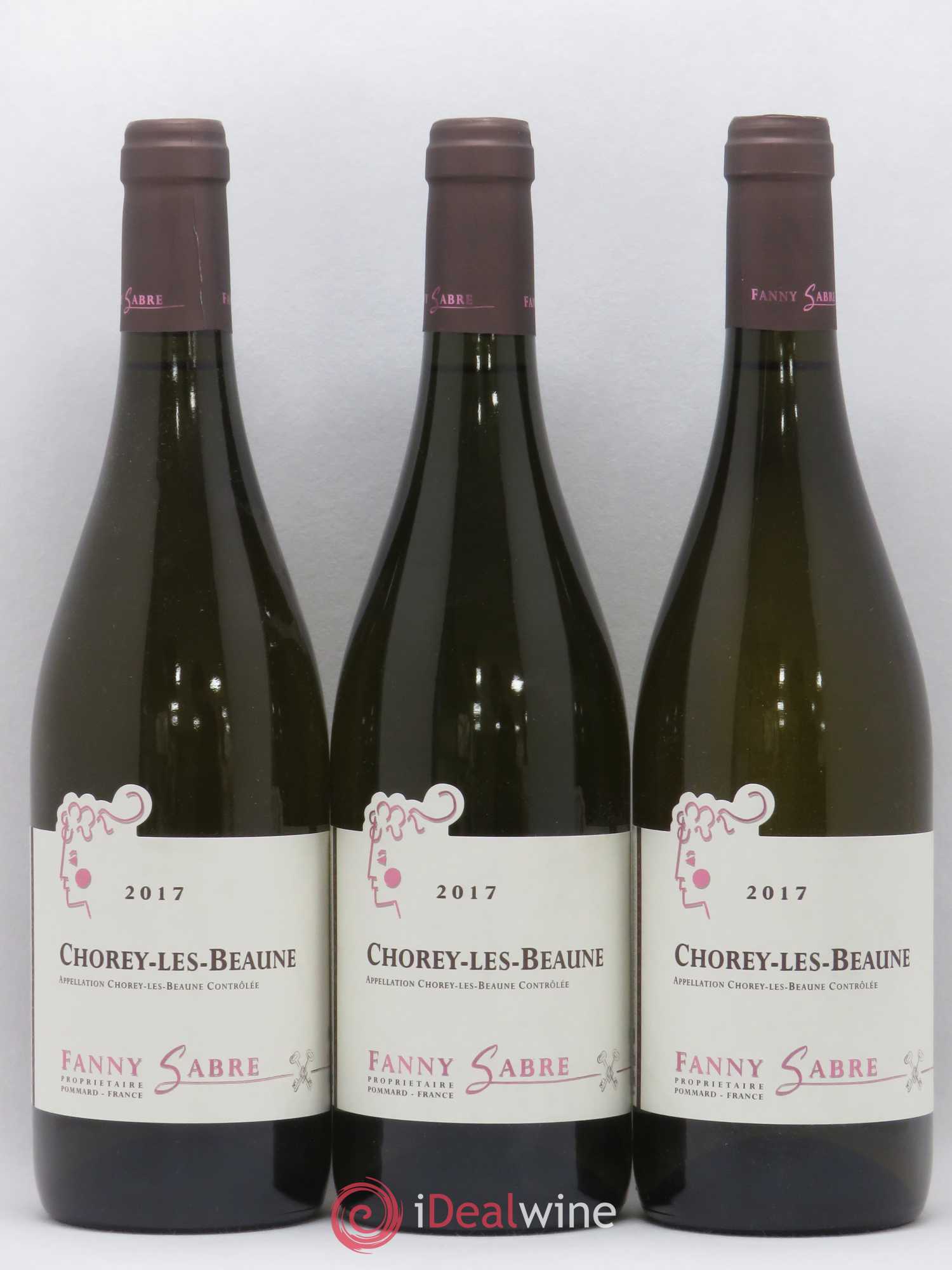 Chorey-lès-Beaune Fanny Sabre 2017 - Lot de 3 bouteilles - 0