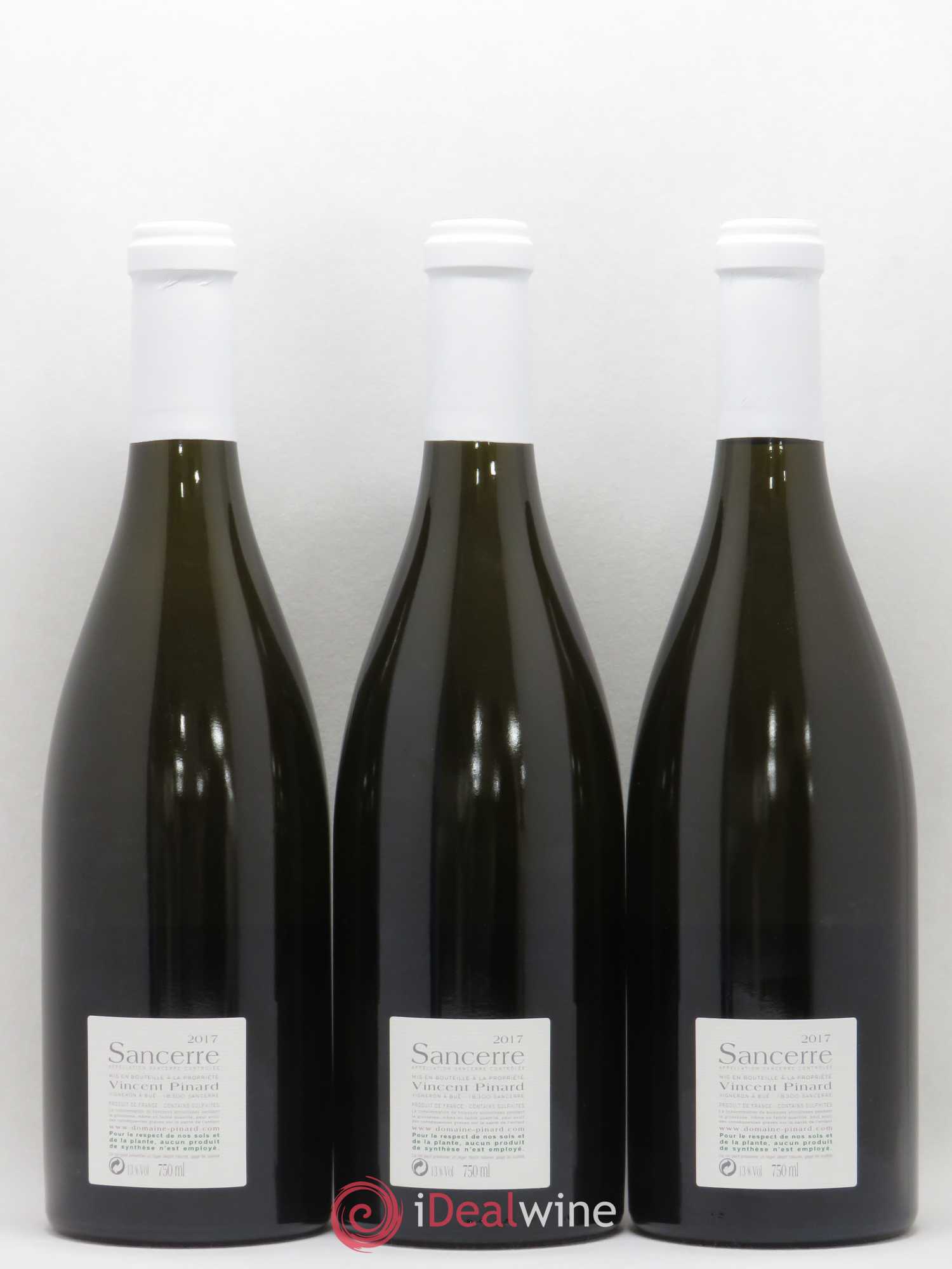 Sancerre Grand Chemarin Vincent Pinard 2017 - Lot de 3 bouteilles - 1
