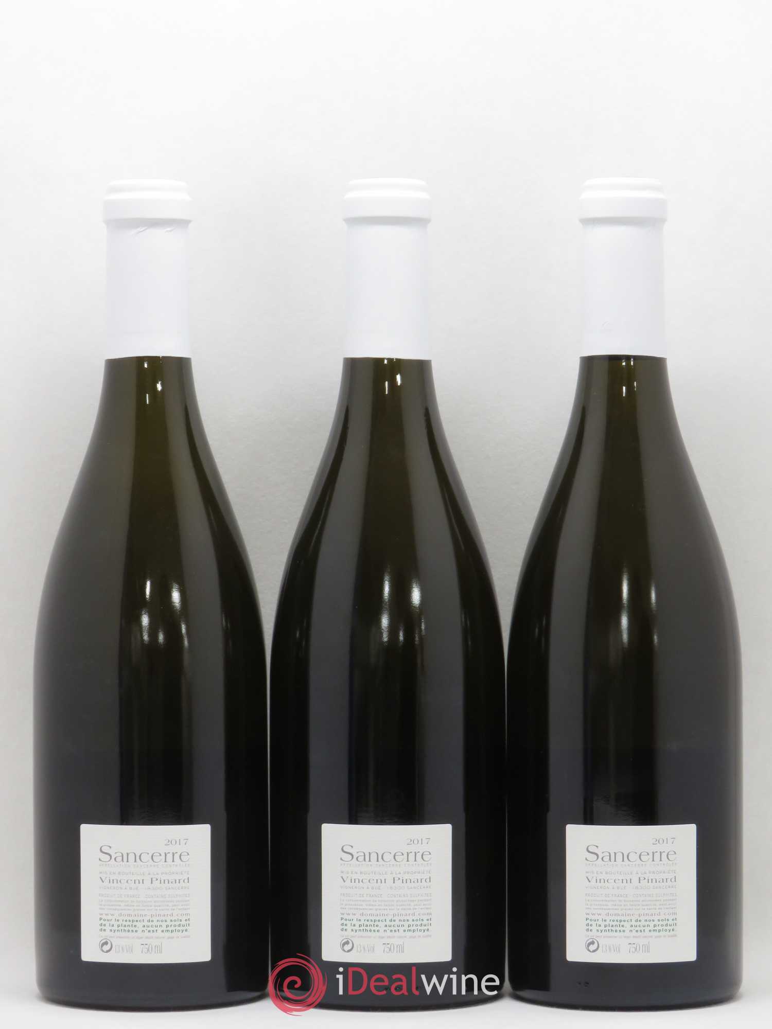 Sancerre Grand Chemarin Vincent Pinard 2017 - Lot de 3 bouteilles - 1