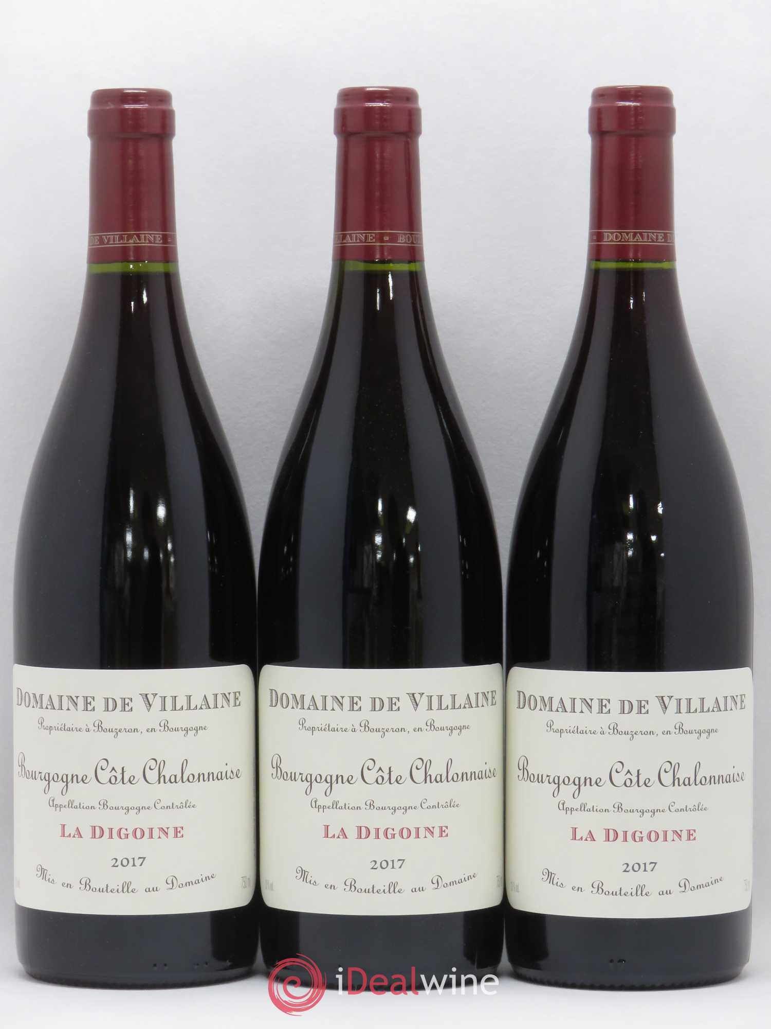Bourgogne La Digoine Domaine de Villaine 2017 - Lot de 3 bouteilles - 0