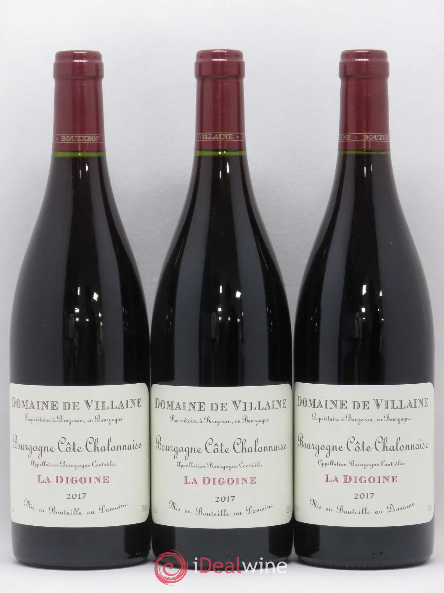 Bourgogne La Digoine Domaine de Villaine 2017 - Lot de 3 bouteilles - 0