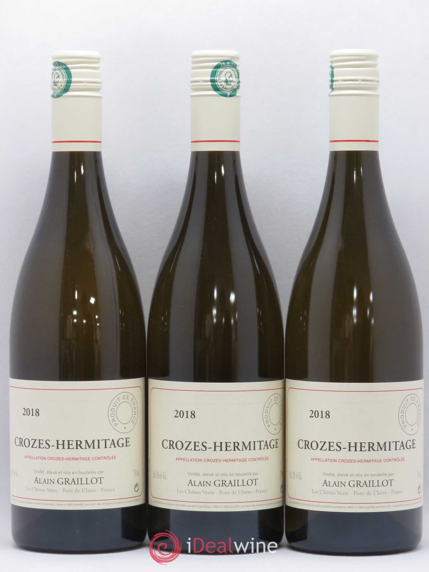 Crozes-Hermitage Domaine Graillot 2018 - Lot de 3 bouteilles - 0