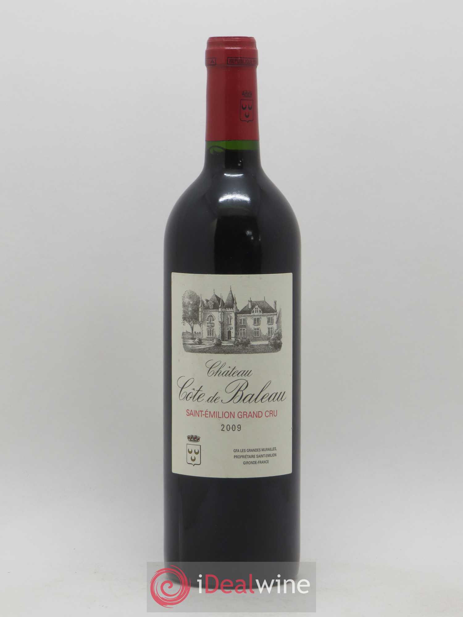 Château Côte de Baleau Grand Cru Classé 2009 - Lot de 1 bouteille - 0