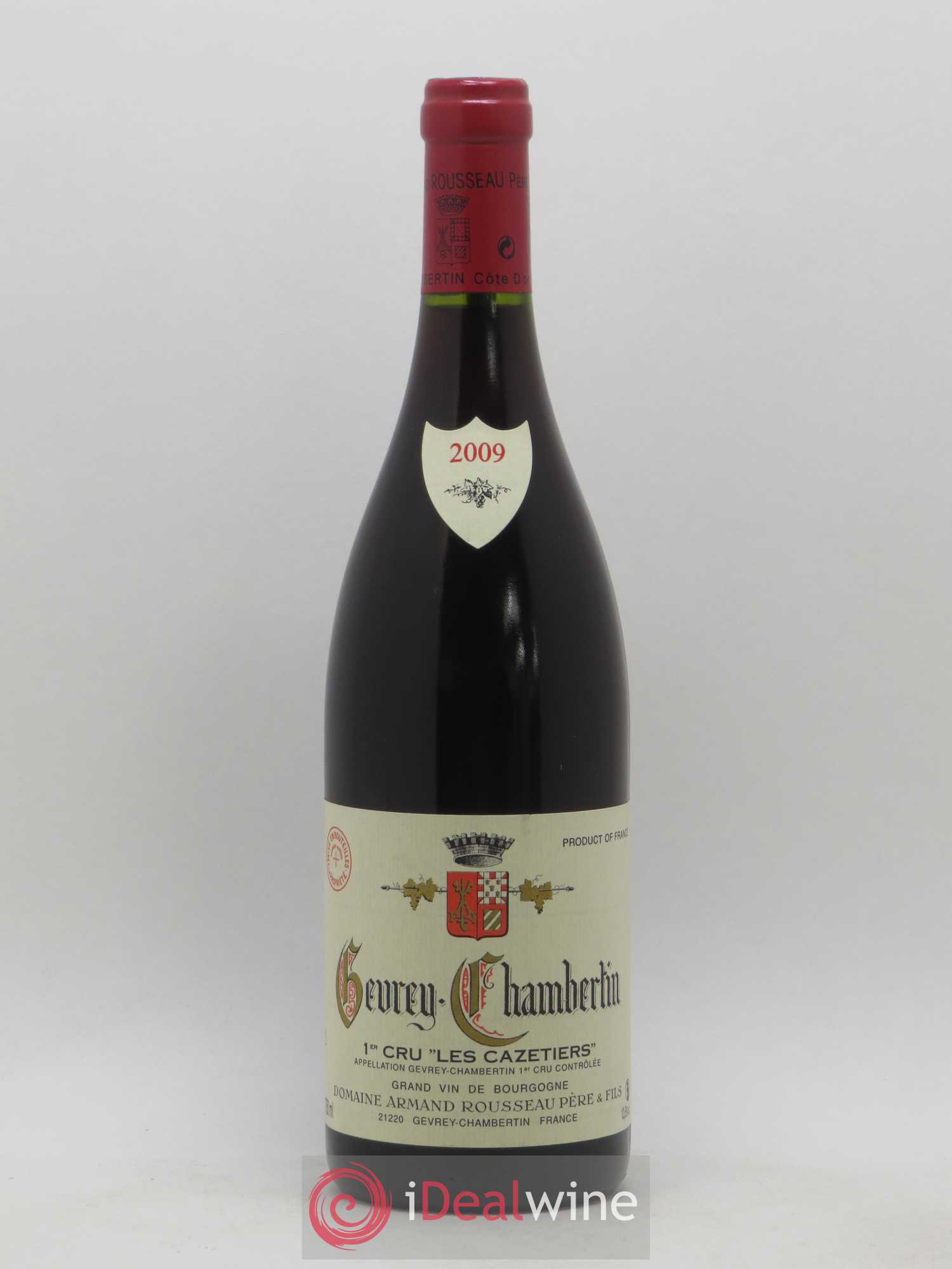 Gevrey-Chambertin 1er Cru Les Cazetiers Armand Rousseau (Domaine) 2009 - Lot de 1 bouteille - 0