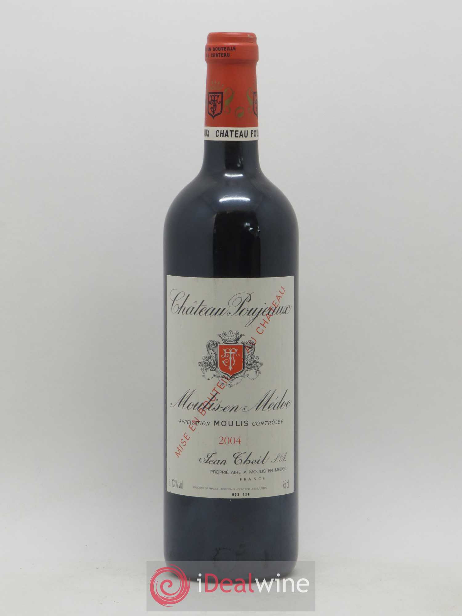 Château Poujeaux 2004 - Lot de 1 bouteille - 0