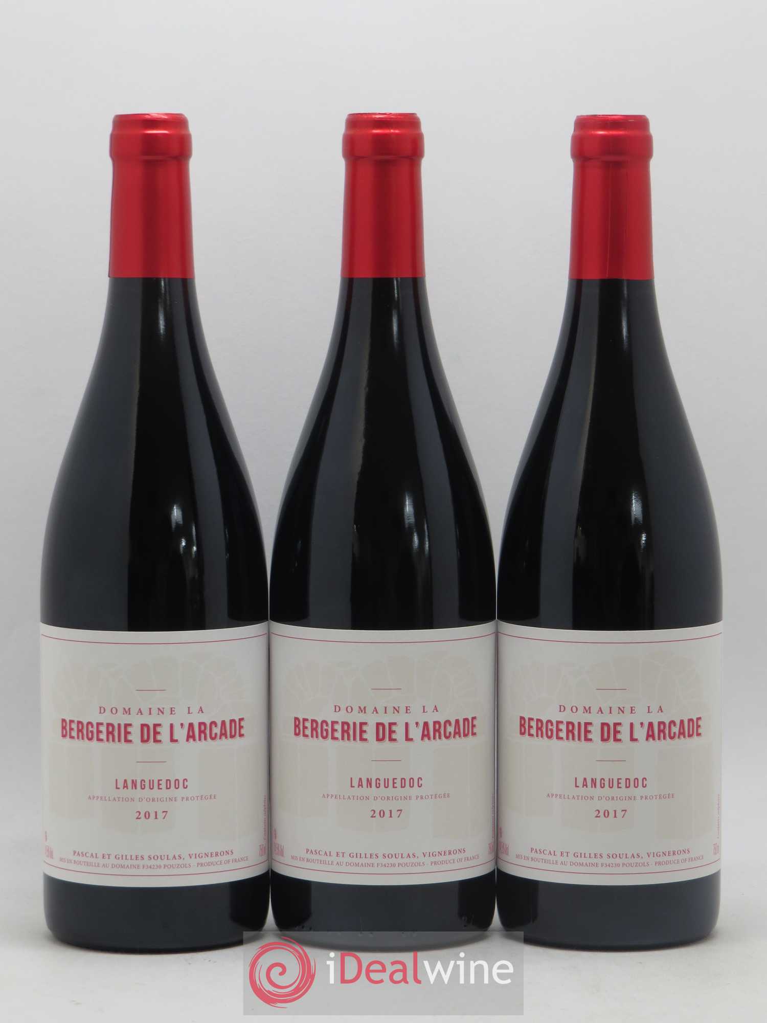Languedoc La Bergerie de l'Arcade (Domaine) 2017 - Lot de 3 bouteilles - 0