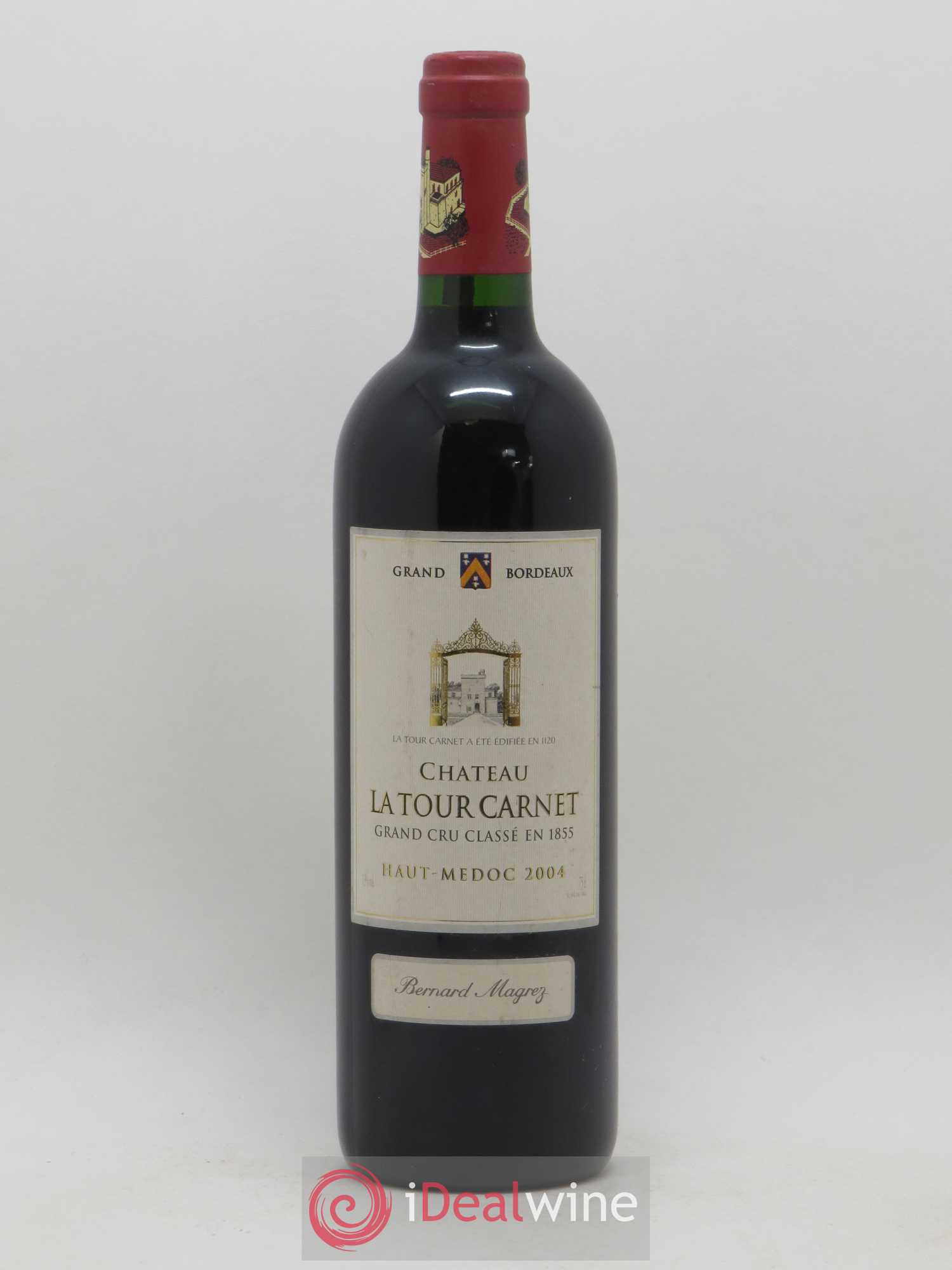 Château la Tour Carnet 4ème Grand Cru Classé 2004 - Lot de 1 bouteille - 0