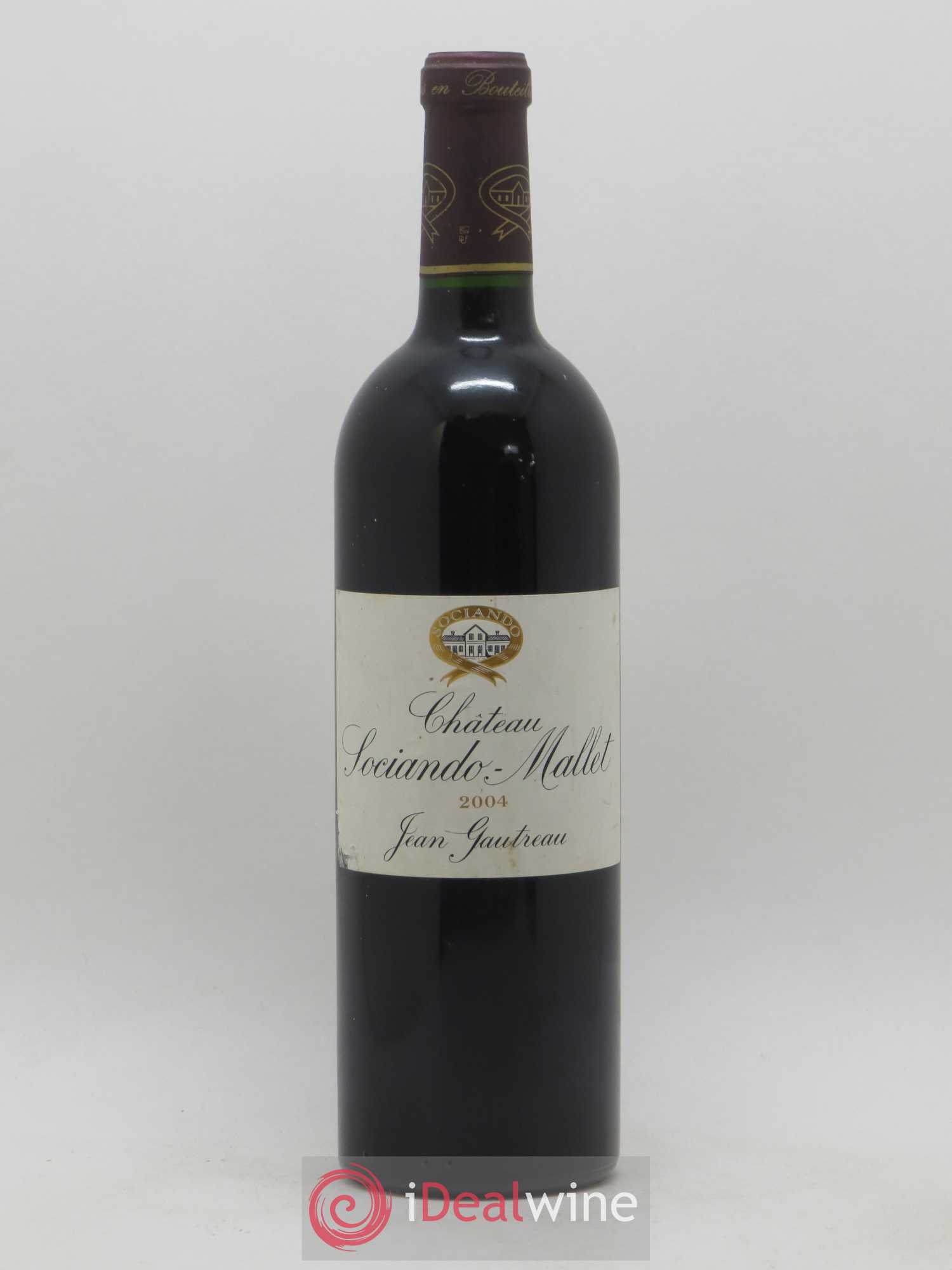 Château Sociando Mallet 2004 - Lot de 1 bouteille - 0