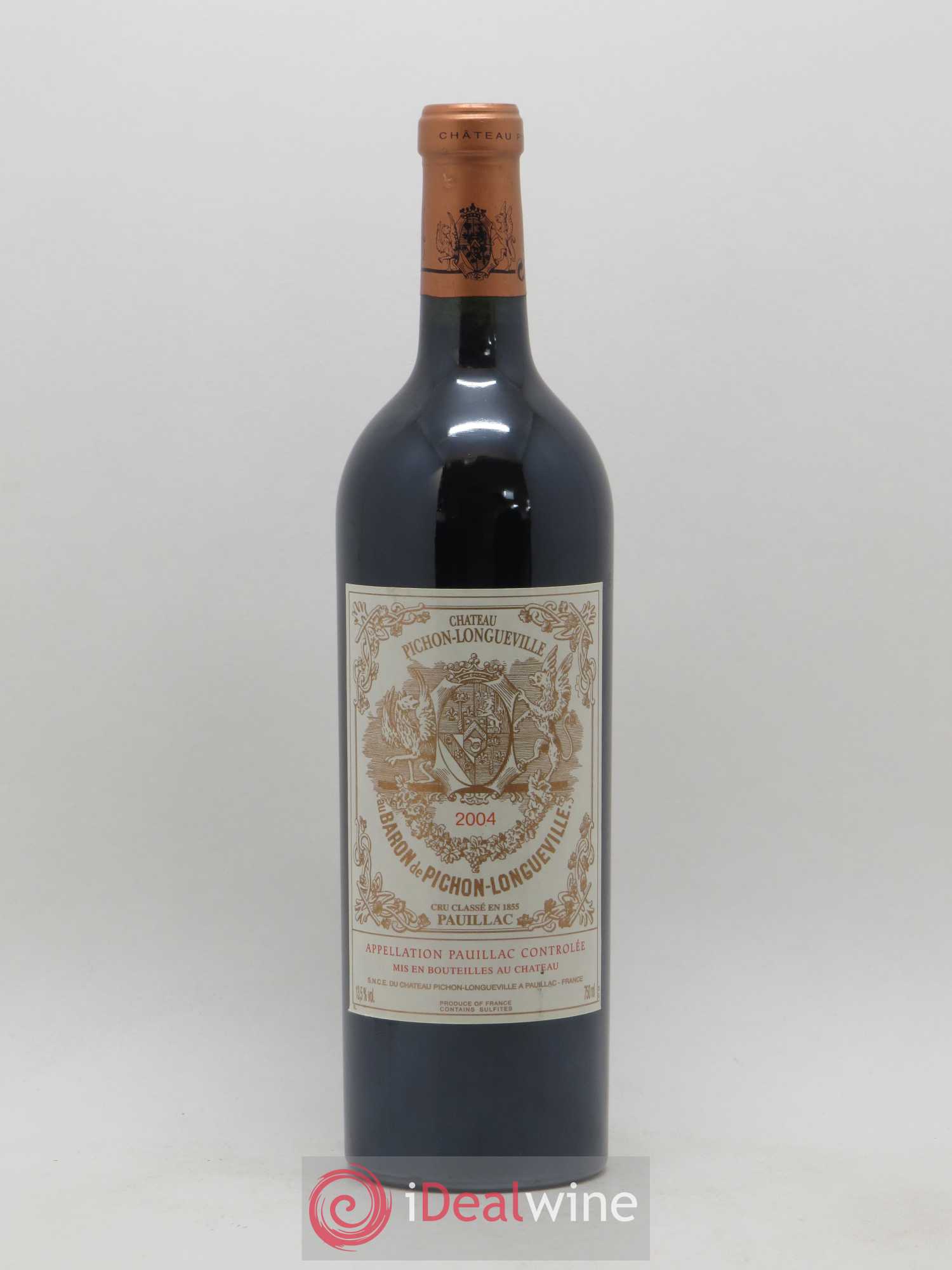 Pichon Longueville Baron 2ème Grand Cru Classé 2004 - Lot de 1 bouteille - 0
