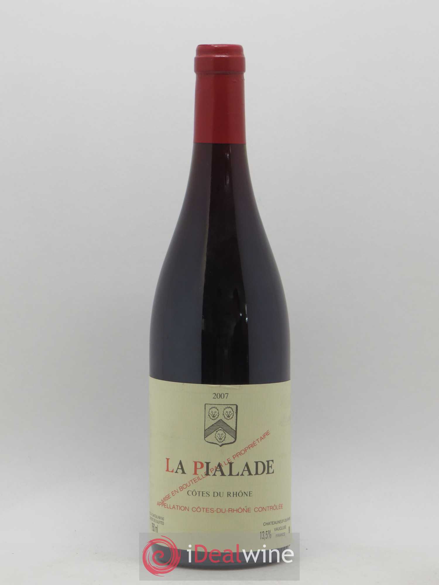 Côtes-du-Rhône La Pialade Emmanuel Reynaud 2007 - Lot de 1 bouteille - 0