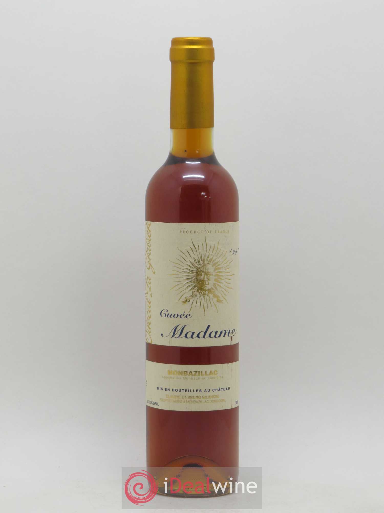 Monbazillac Château Tirecul La Gravière Cuvée Madame Bruno et Claudie Bilancini 50cl 1997 - Lotto di 1 bottiglia - 0