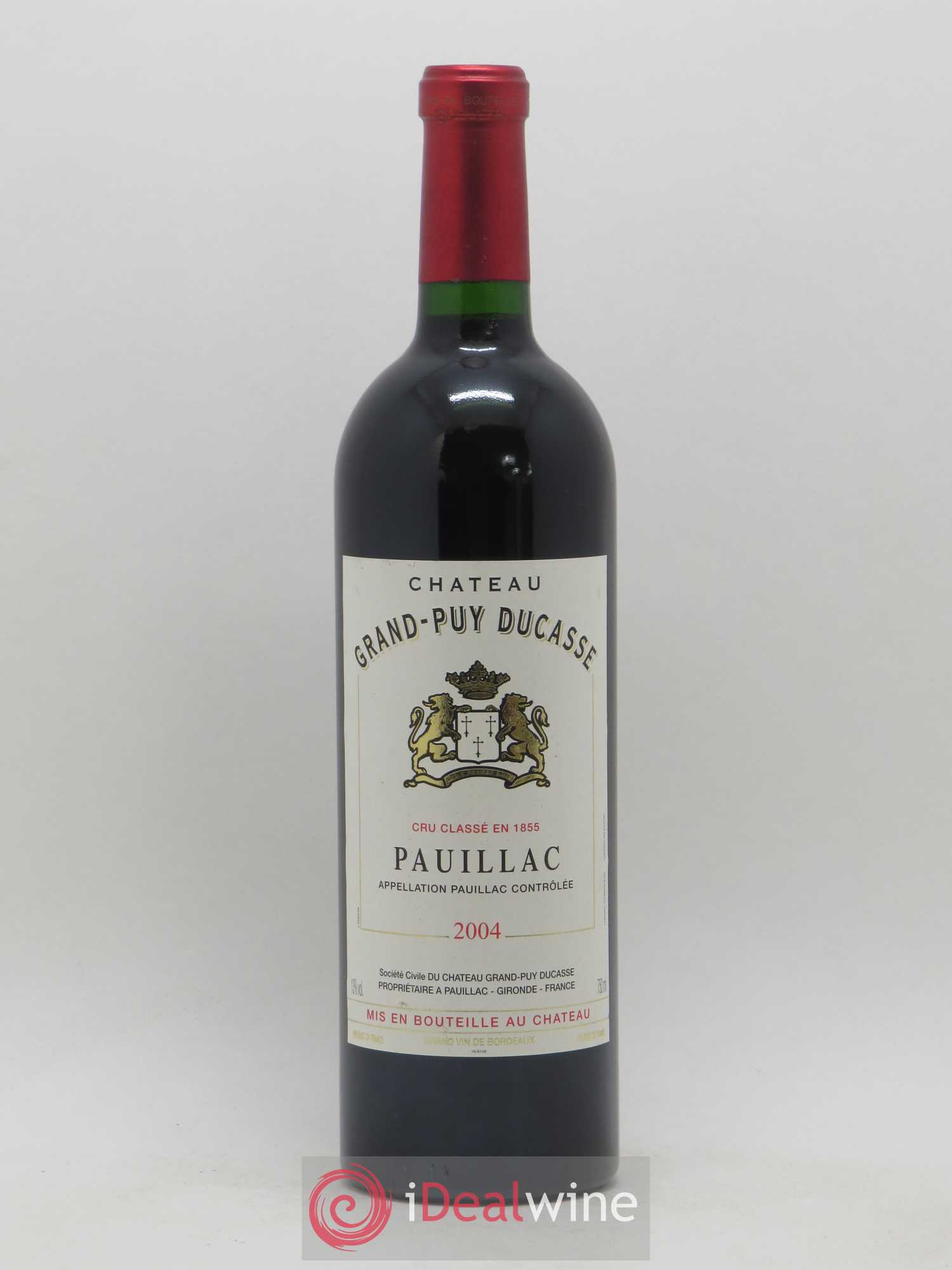 Château Grand Puy Ducasse 5ème Grand Cru Classé 2004 - Lot de 1 bouteille - 0