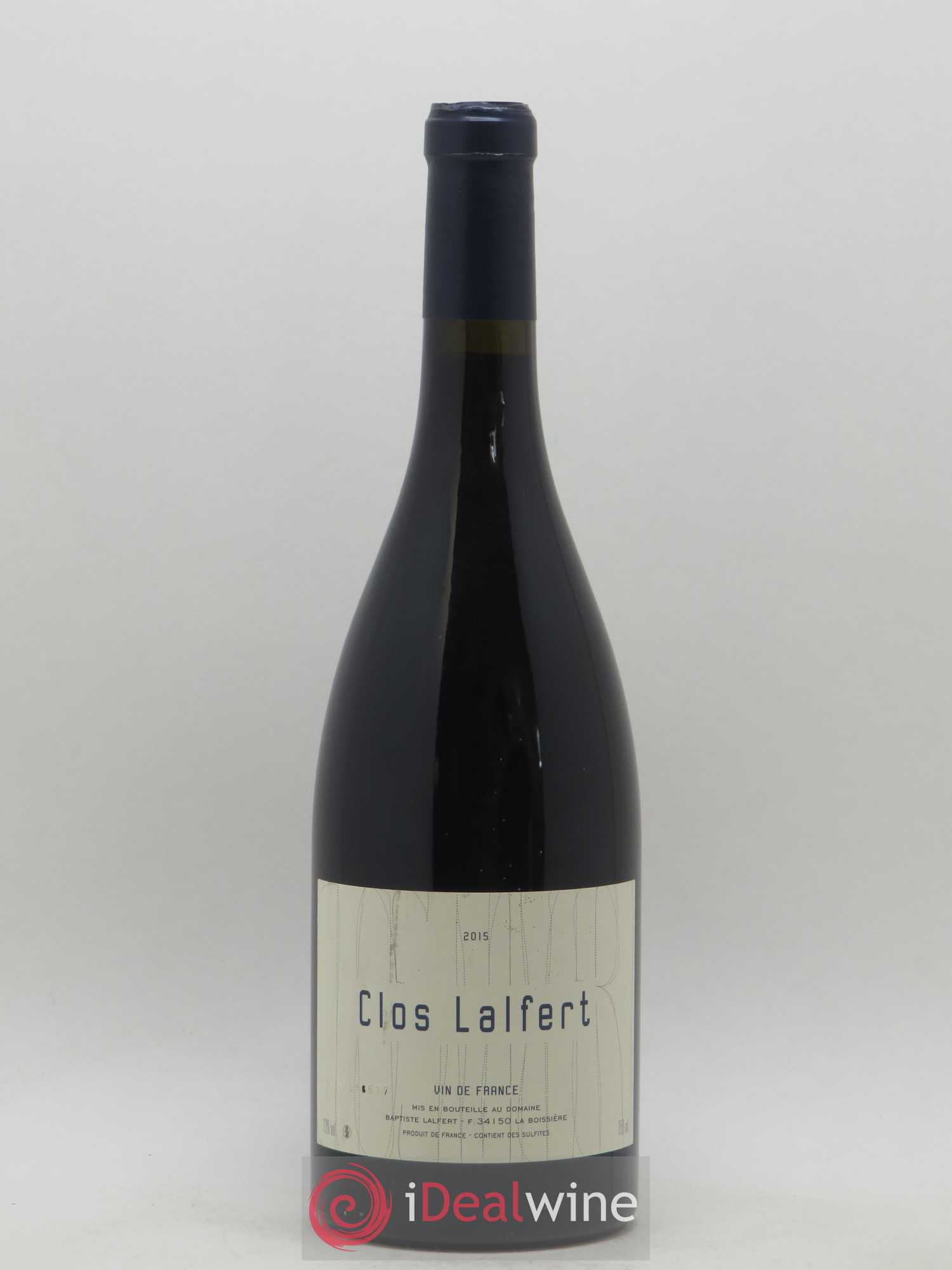 Vin de France Clos Lalfert - Baptiste Lalfert 2015 - Lot de 1 bouteille - 0