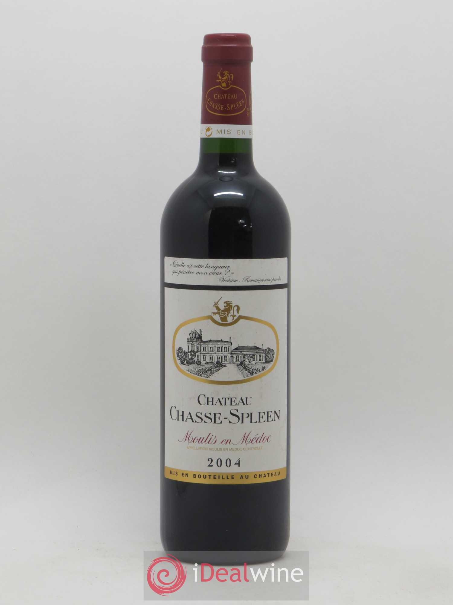 Château Chasse Spleen 2004 - Lot de 1 bouteille - 0