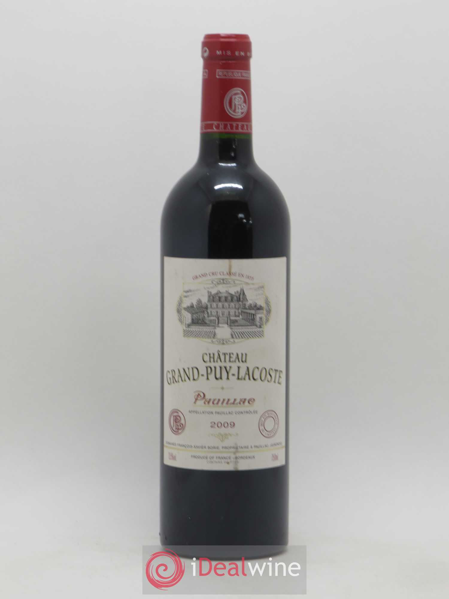Château Grand Puy Lacoste 5ème Grand Cru Classé 2009 - Lot de 1 bouteille - 0