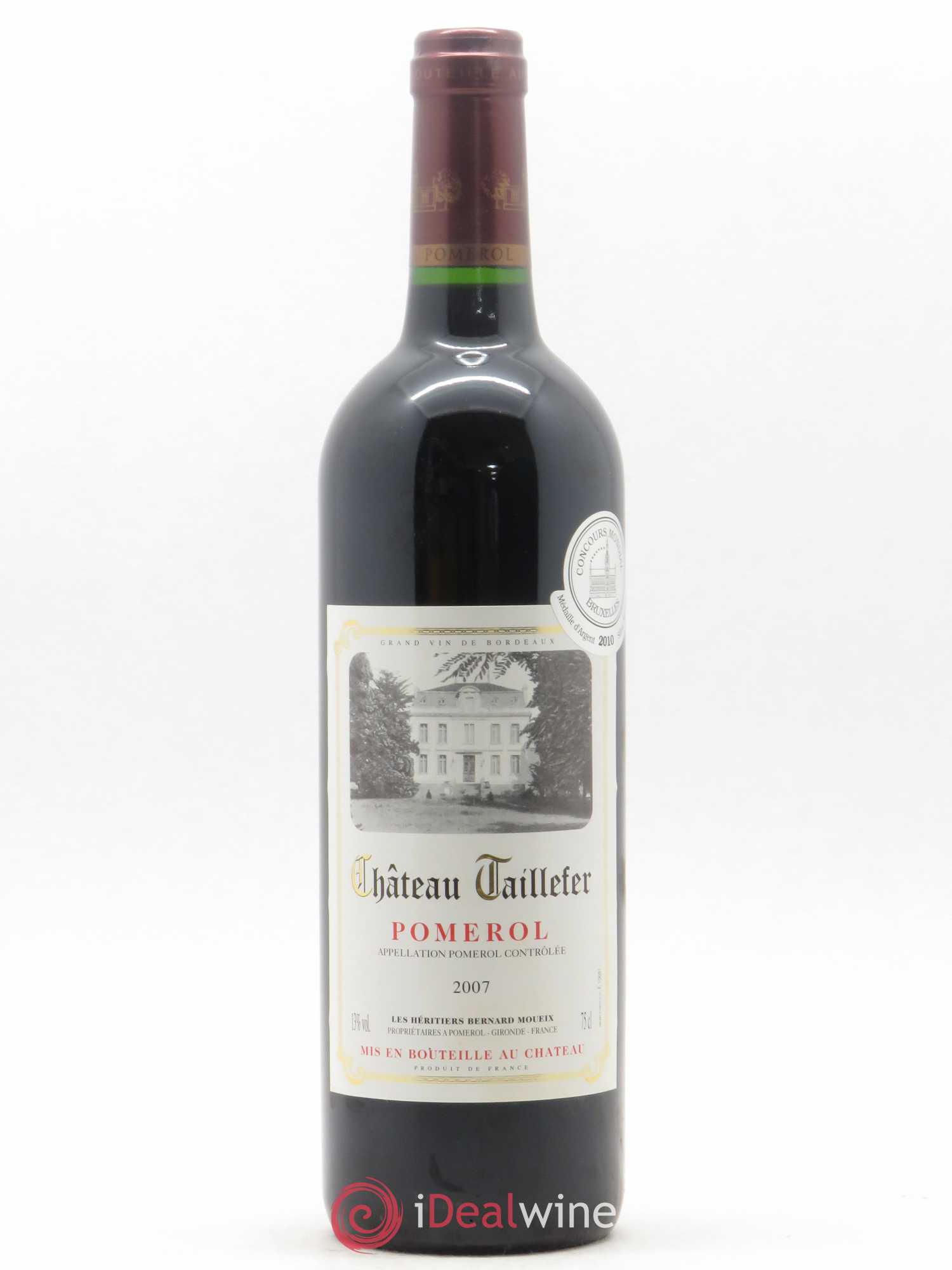 Château Taillefer 2007 - Lot de 1 bouteille - 0