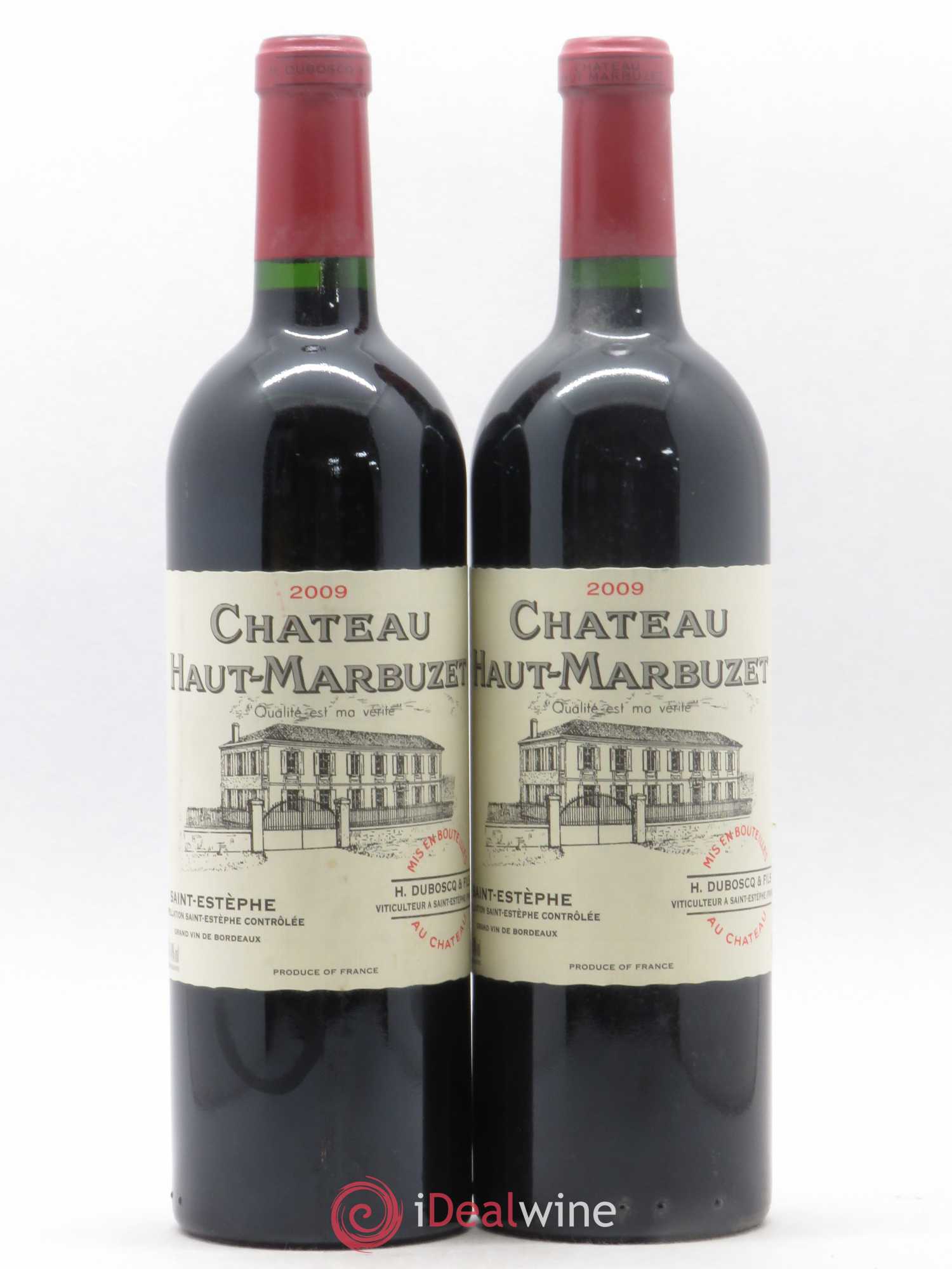 Château Haut Marbuzet 2009 - Lot de 2 bouteilles - 0