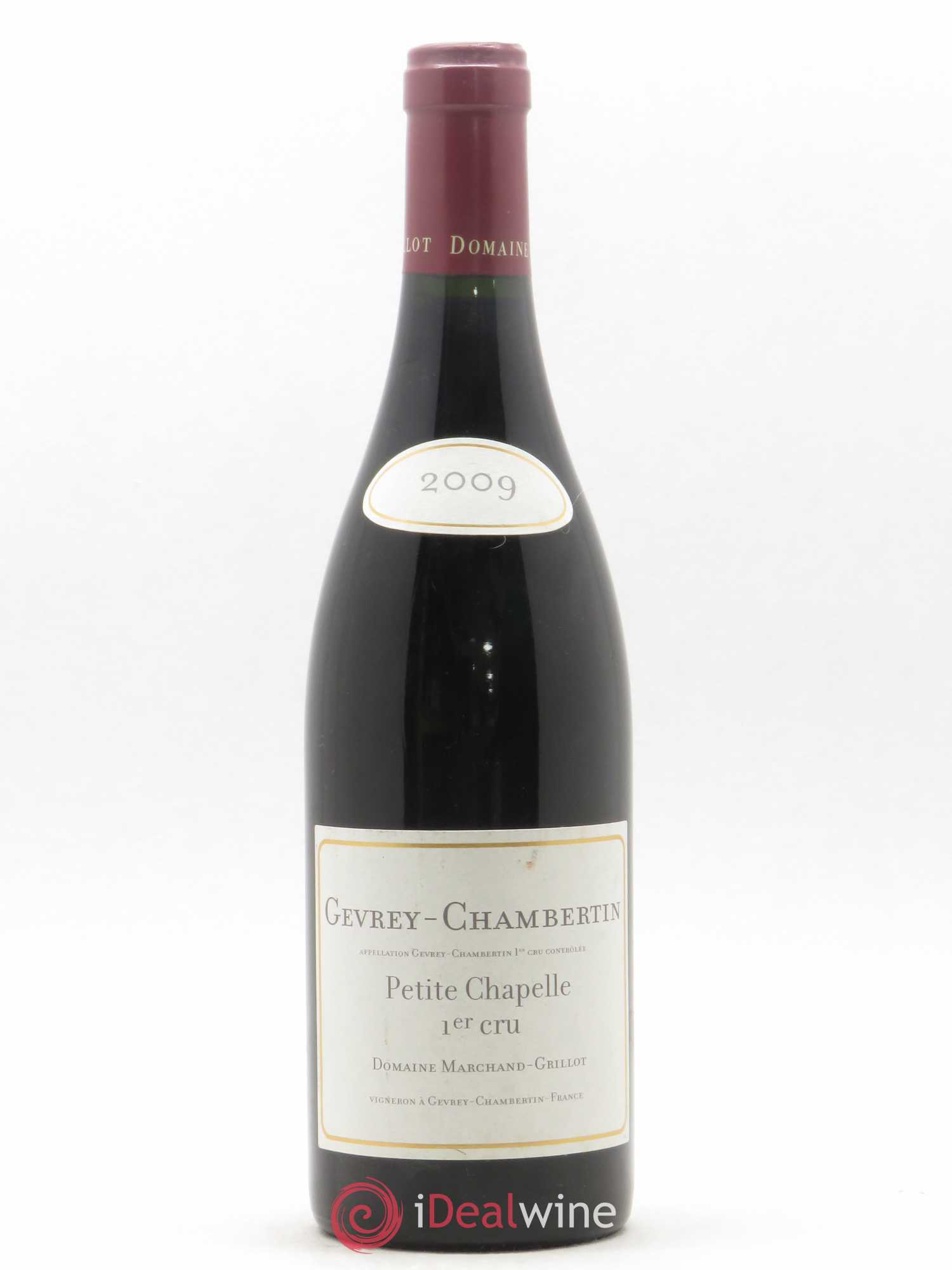 Gevrey-Chambertin 1er Cru Petit Chapelle Marchand Grillot 2009 - Posten von 1 Flasche - 0